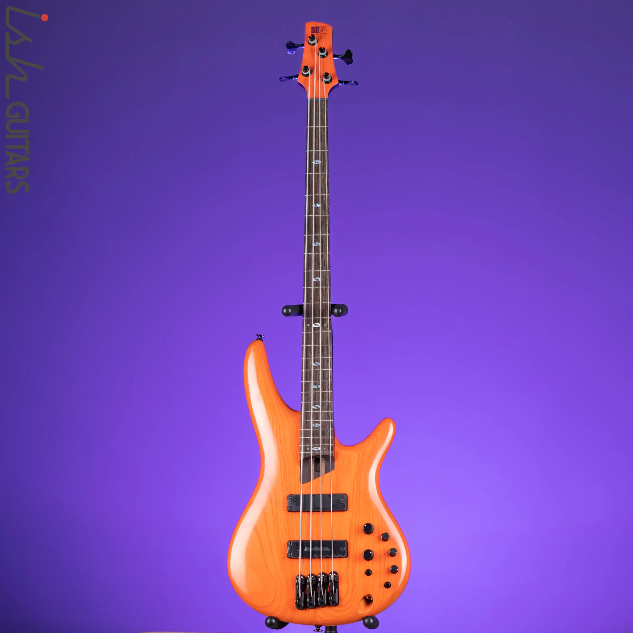 Ibanez SR4600 Prestige 4-String Bass Orange Solar Flare Low Gloss - Image 2