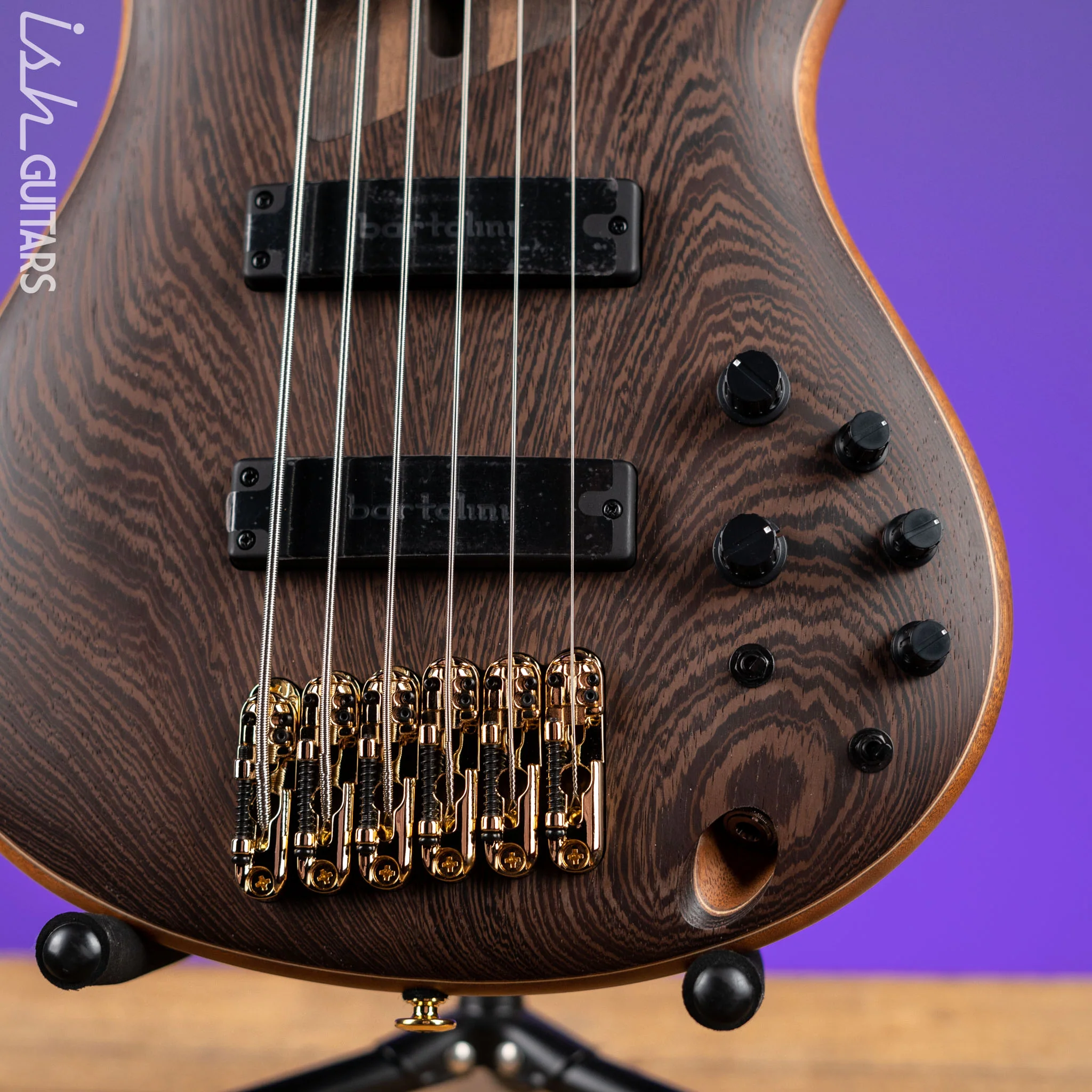 Ibanez SR5006 Prestige 6-String Bass Natural Oil Finish - Image 4