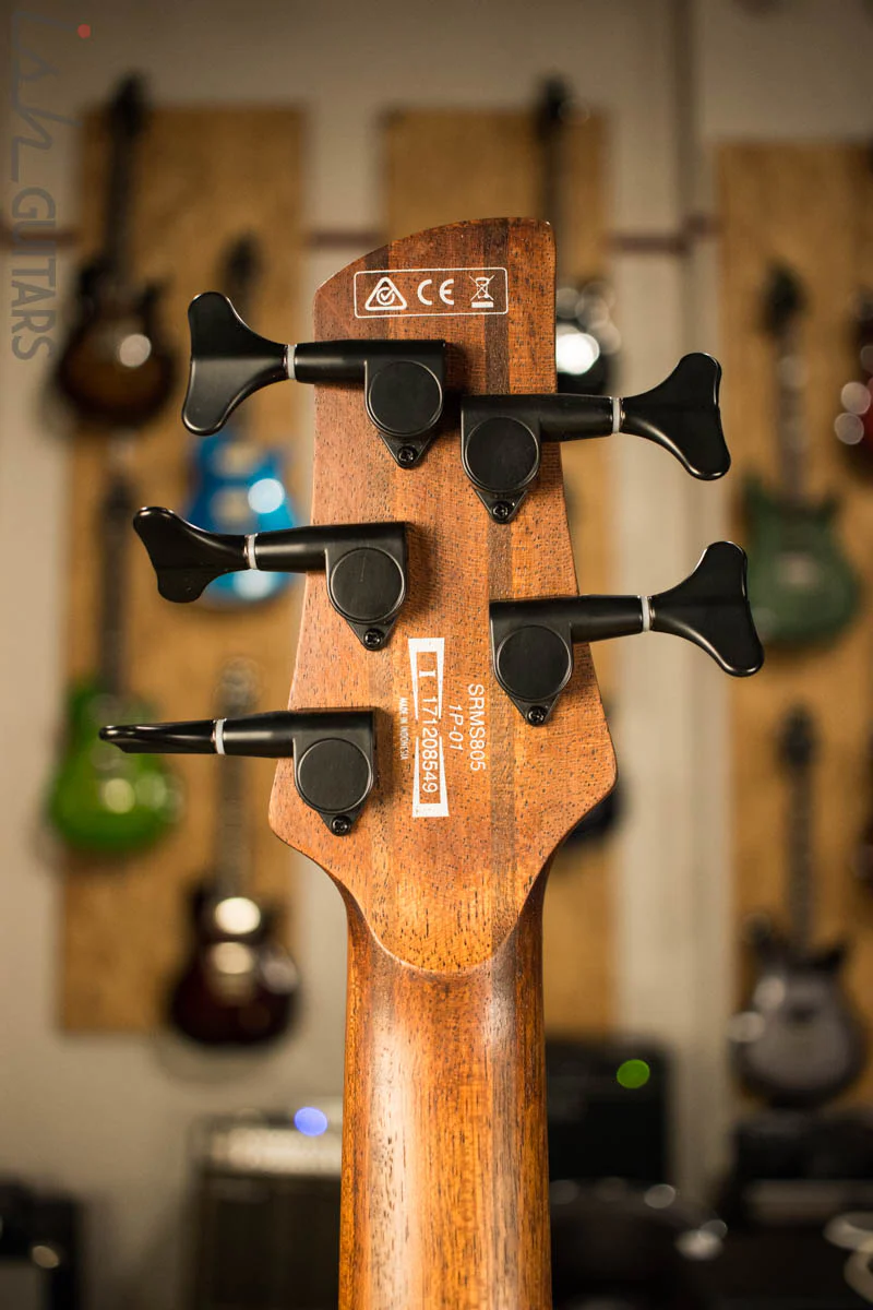Ibanez SRMS805 Deep Twilight Electric Bass - Image 9