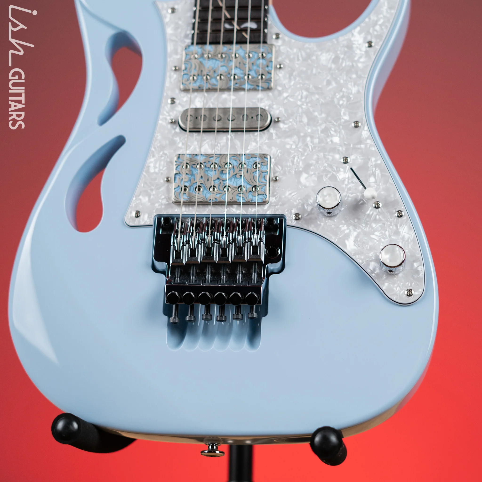 Ibanez Steve Vai Signature PIA3761C Blue Powder - Image 4