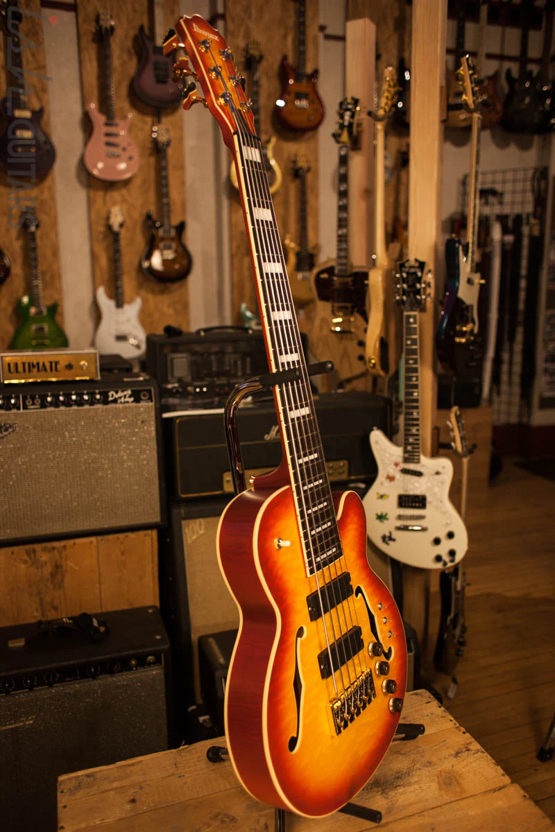 Ibanez TCB1006 Stephen "Thundercat" Bruner Signature Series 6-String Bass Autumn Leaf Burst Matte - Image 9