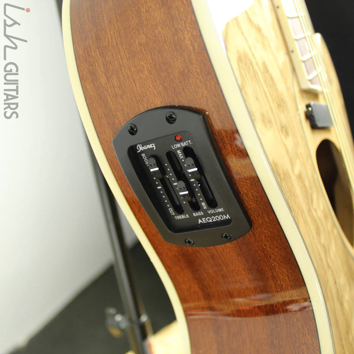 Ibanez TCM50NT Talman Acoustic Electric Guitar Figured Ash - Image 5