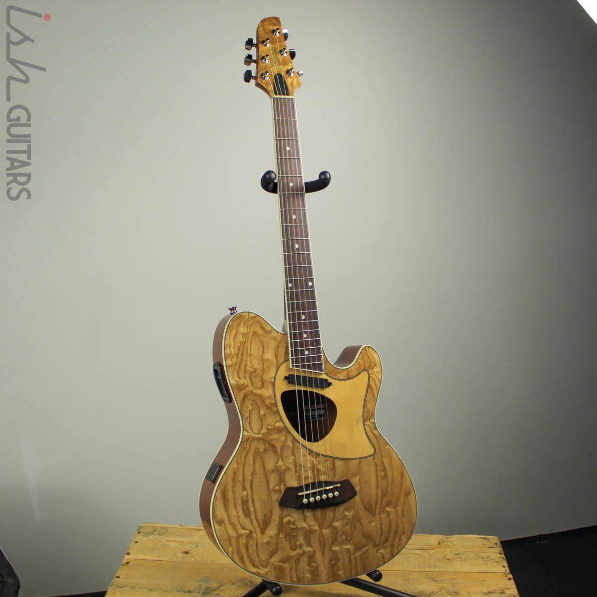Ibanez TCM50NT Talman Acoustic Electric Guitar Figured Ash - Image 2