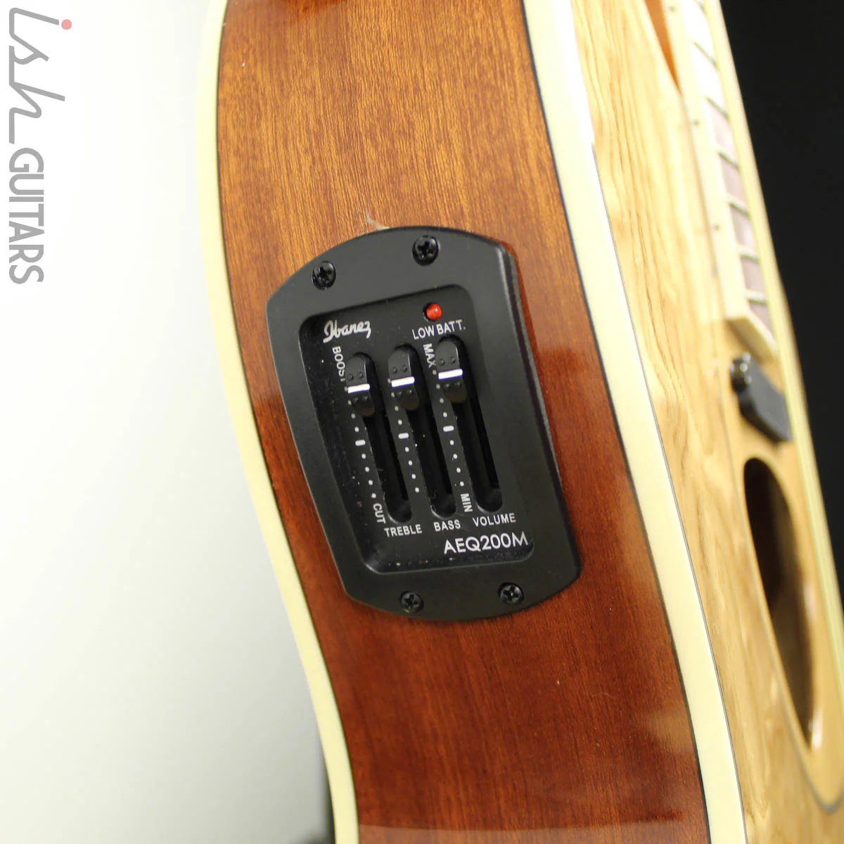 Ibanez TCM50NT Talman Acoustic Electric Guitar Figured Ash - Image 6