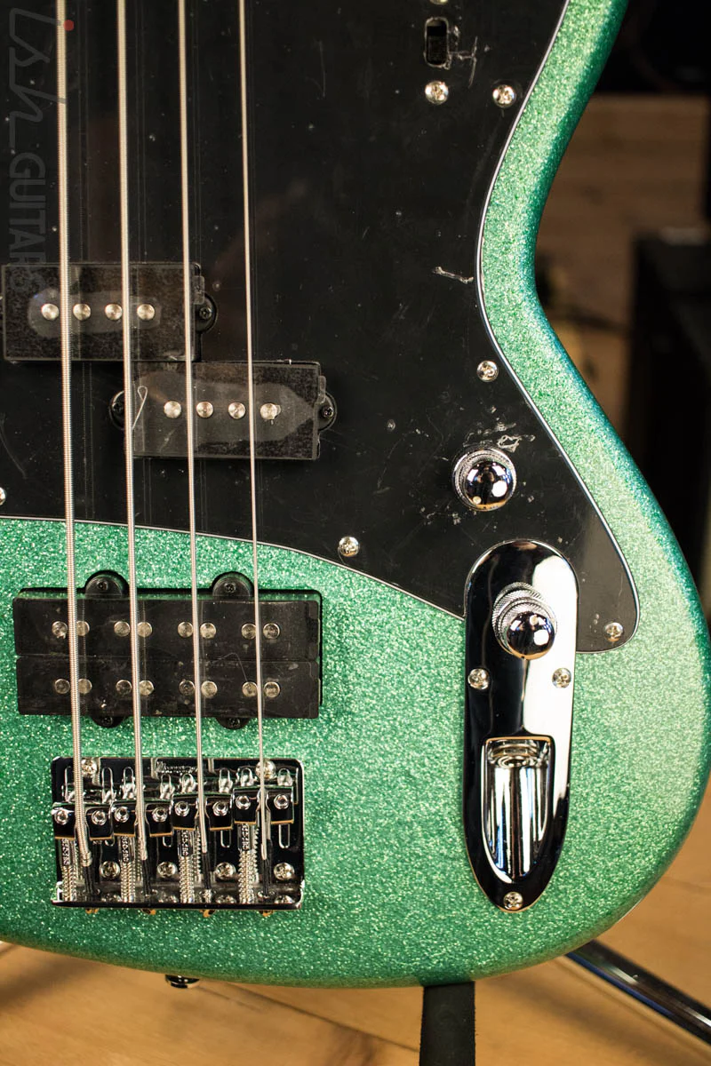 Ibanez TMB310 Talman Turquoise Sparkle Bass - Image 4
