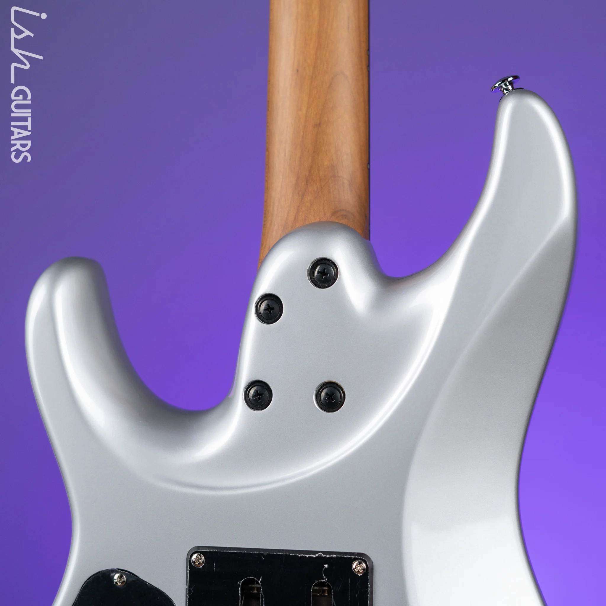 Ibanez TOD10 Tim Henson Signature Electric Guitar Classic Silver - Image 9