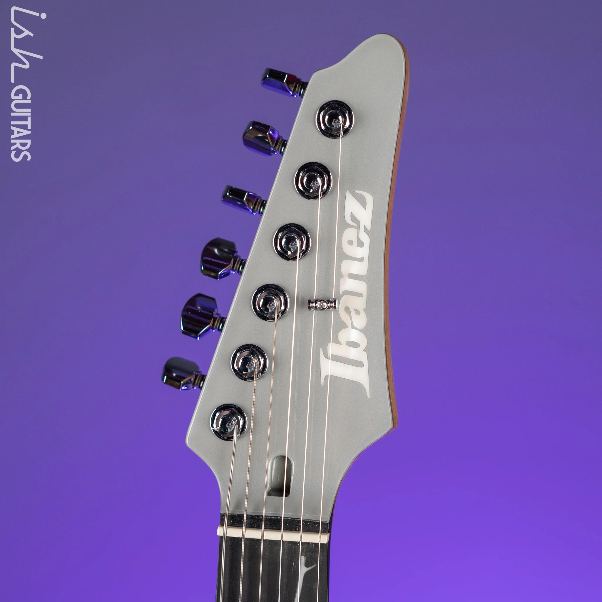 Ibanez TOD10 Tim Henson Signature Electric Guitar Classic Silver - Image 6