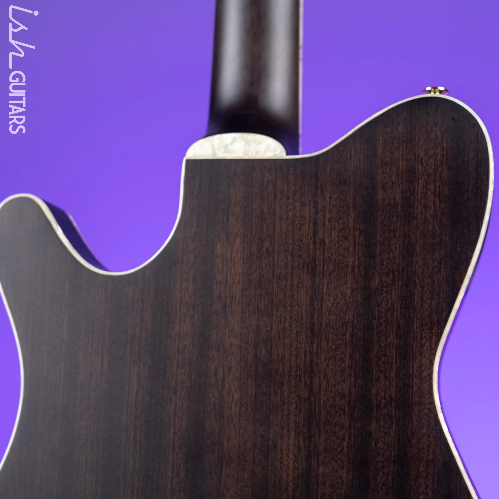 Ibanez TOD10N Tim Henson Signature Nylon Acoustic-Electric Guitar Transparent Black Flat - Image 9