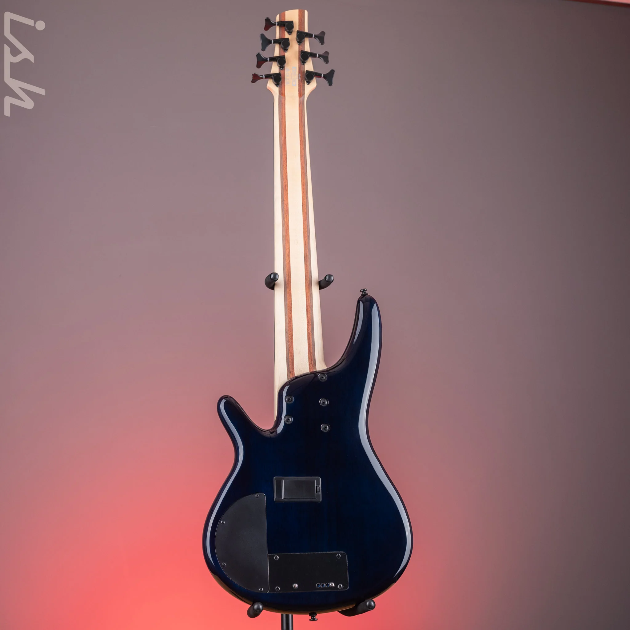 Ibanez Workshop SRAS7 Ashula 7-String Bass Cosmic Blue Starburst - Image 6