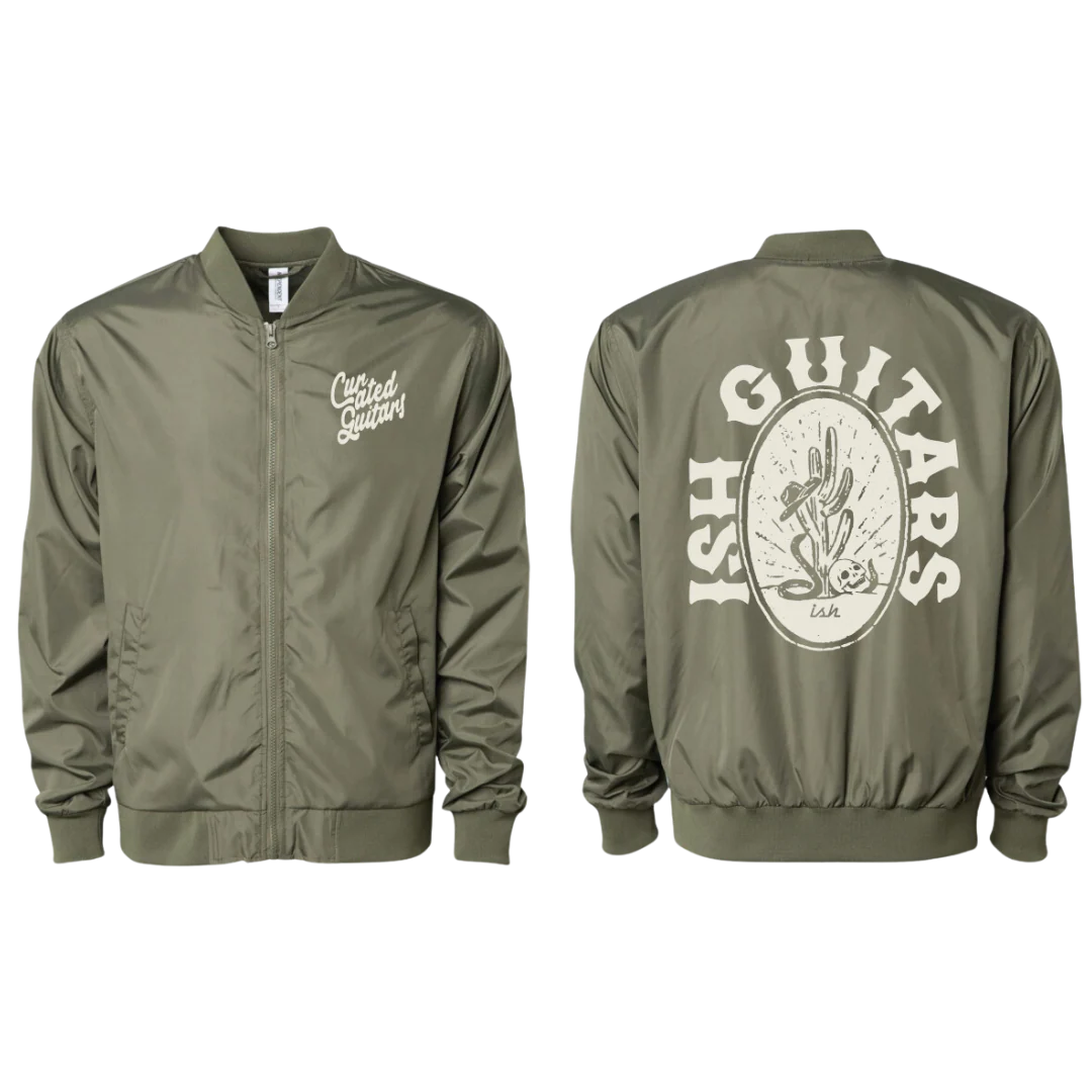Ish Cactus Lightweight Bomber Jacket - Image 8
