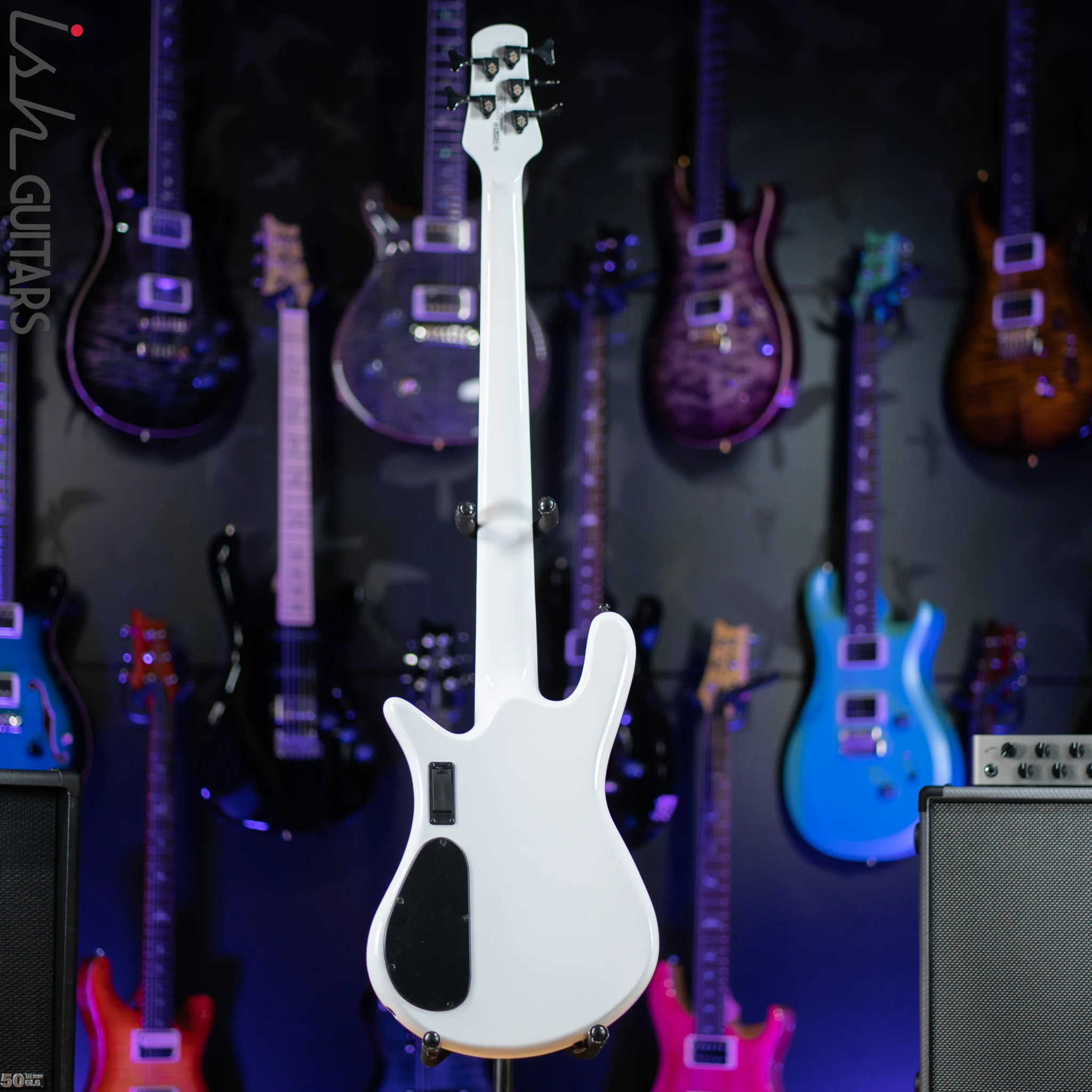 Ish X Spector NS Dimension 5 String EMG Darkglass White Gloss - Image 8