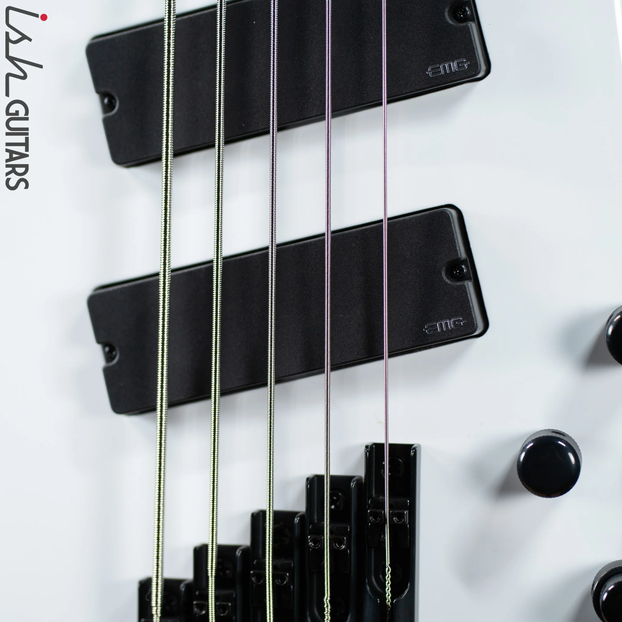 Ish X Spector NS Dimension 5 String EMG Darkglass White Gloss DEMO - Image 5