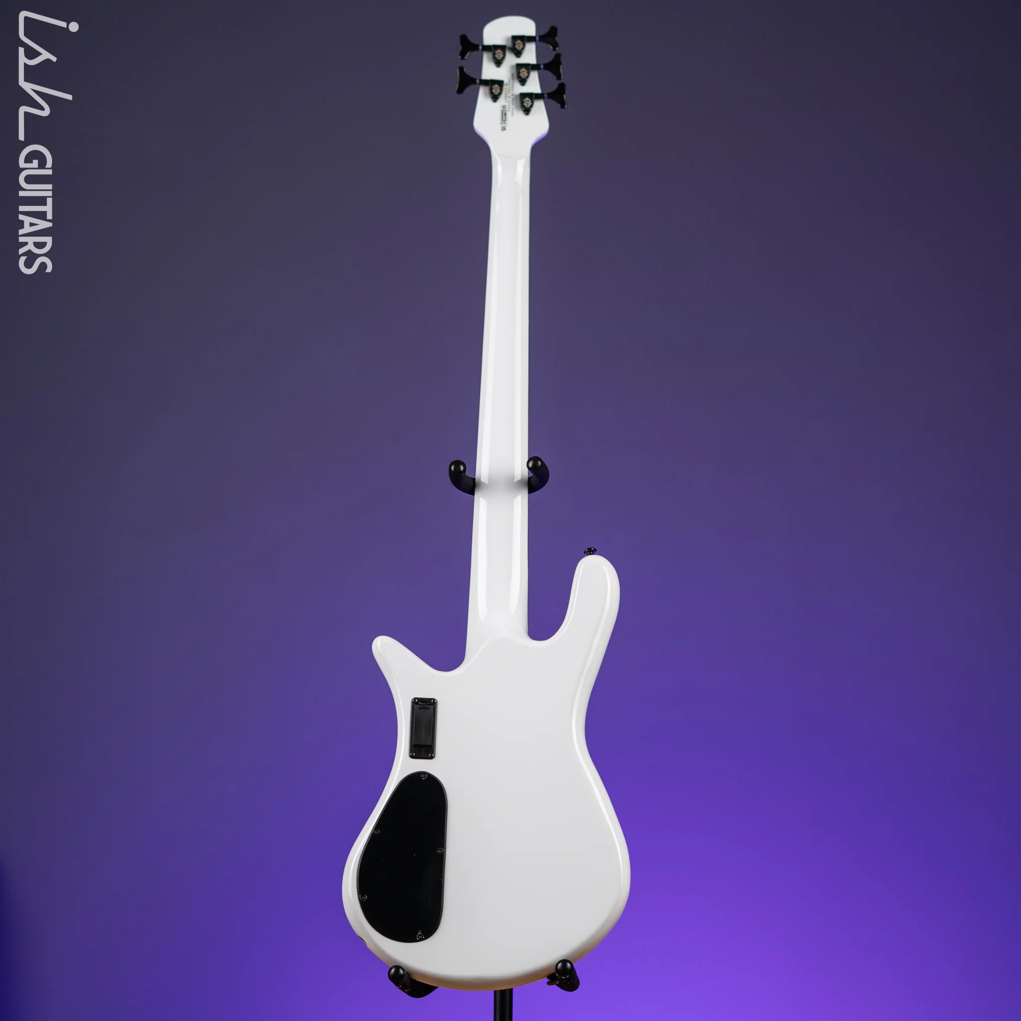Ish X Spector NS Dimension 5 String EMG Darkglass White Gloss Demo - Image 8