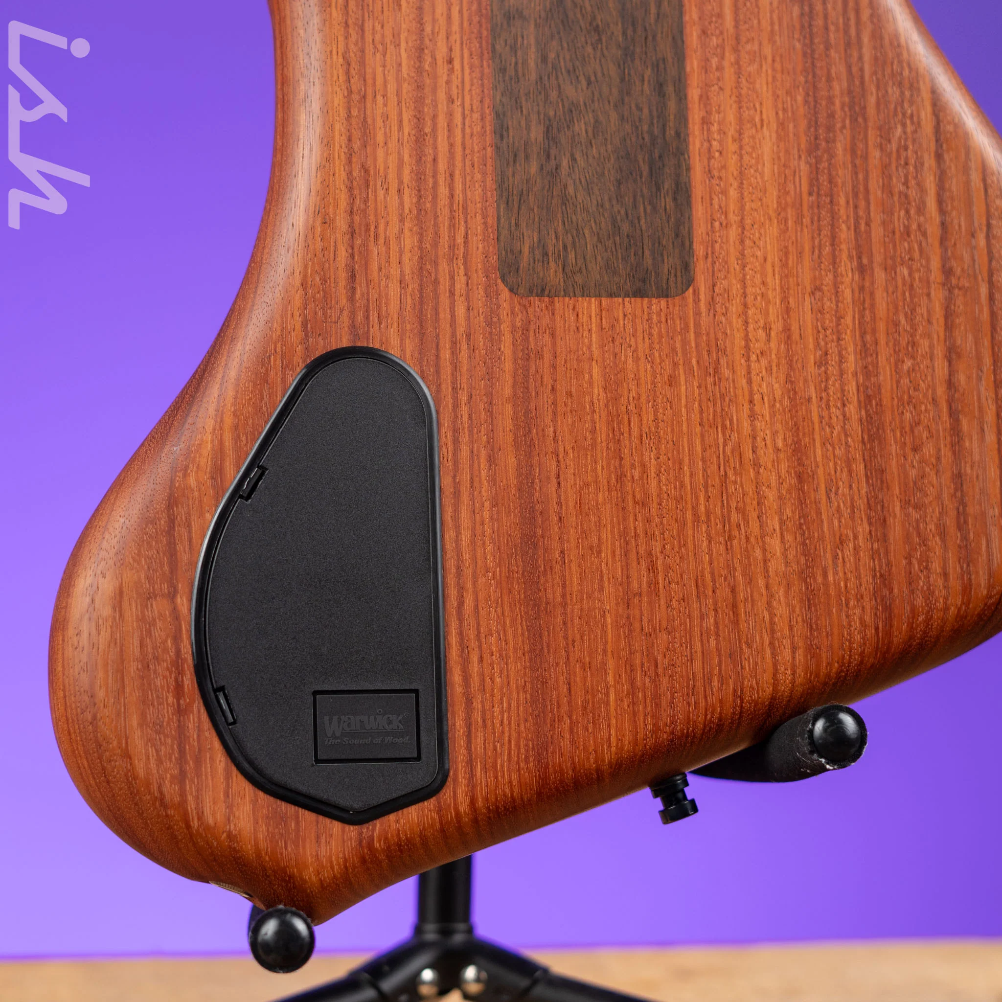 Ish x Warwick Dolphin SN TCS Custom Shop Endangered Species 4-String Bass Wenge Fretboard - Image 9
