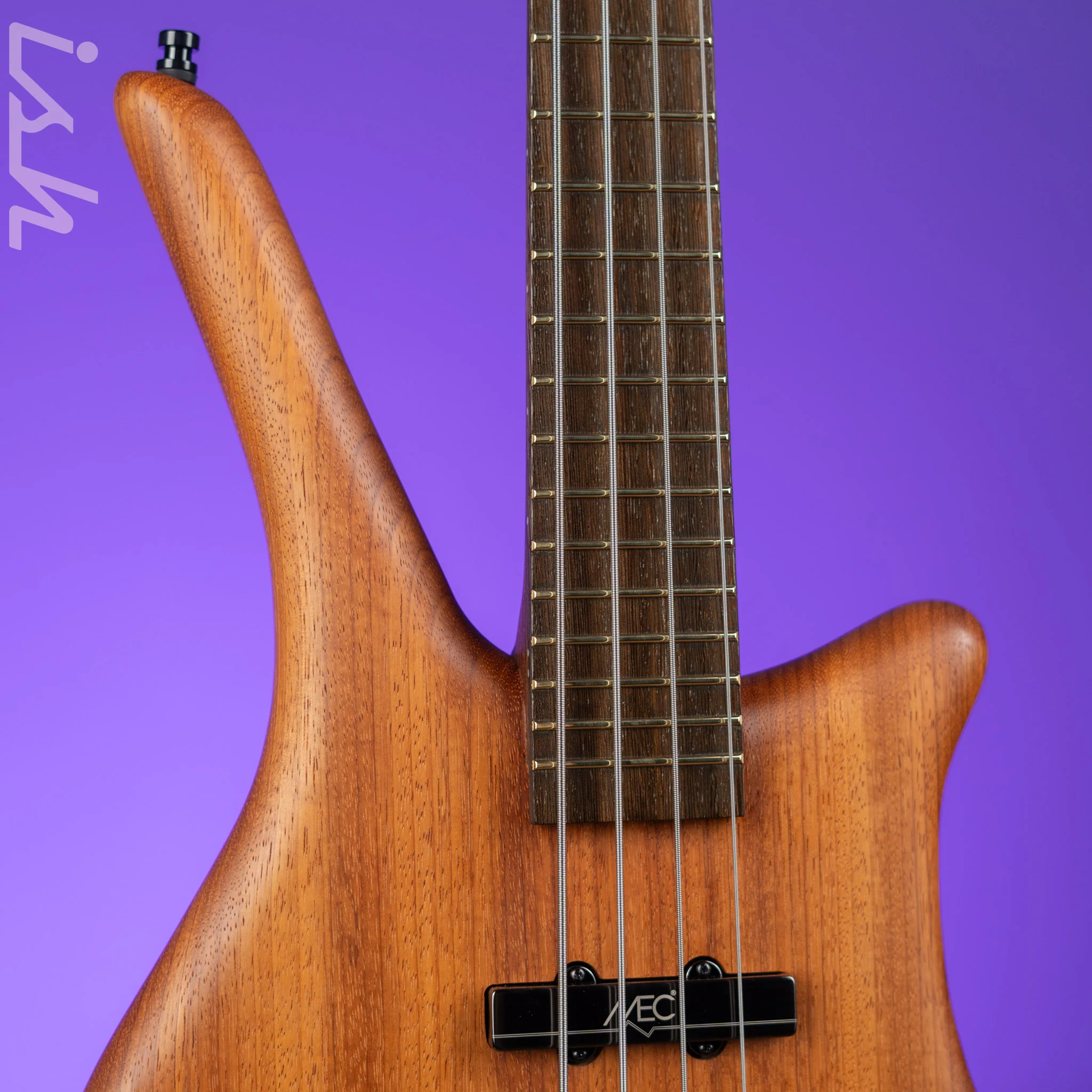 Ish x Warwick Dolphin SN TCS Custom Shop Endangered Species 4-String Bass Wenge Fretboard - Image 3