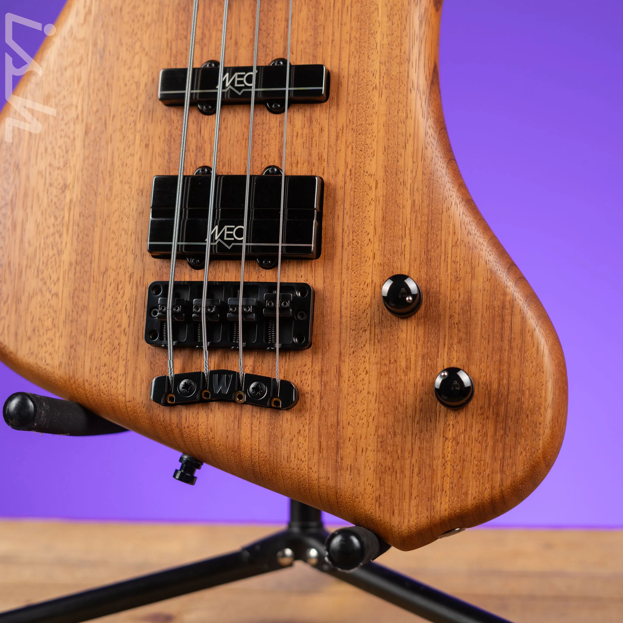 Ish x Warwick Dolphin SN TCS Custom Shop Endangered Species 4-String Bass Wenge Fretboard - Image 4