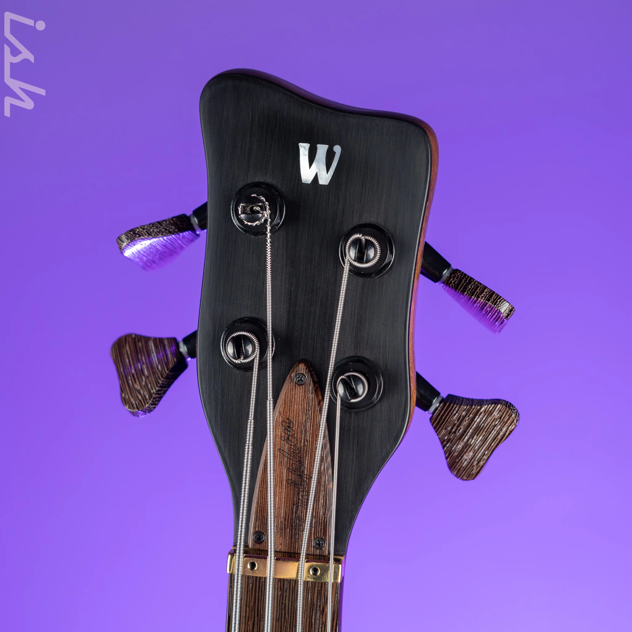Ish x Warwick Dolphin SN TCS Custom Shop Endangered Species 4-String Bass Wenge Fretboard - Image 5
