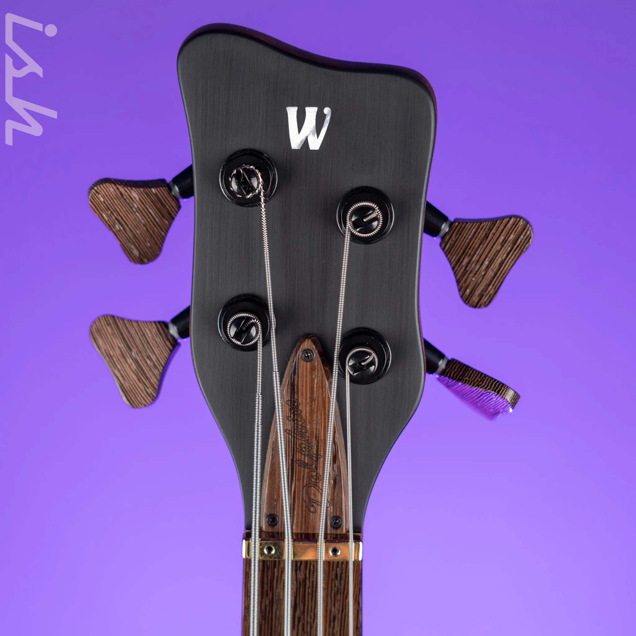 Ish x Warwick Dolphin SN TCS Custom Shop Endangered Species 4-String Bass Wenge Fretboard - Image 5