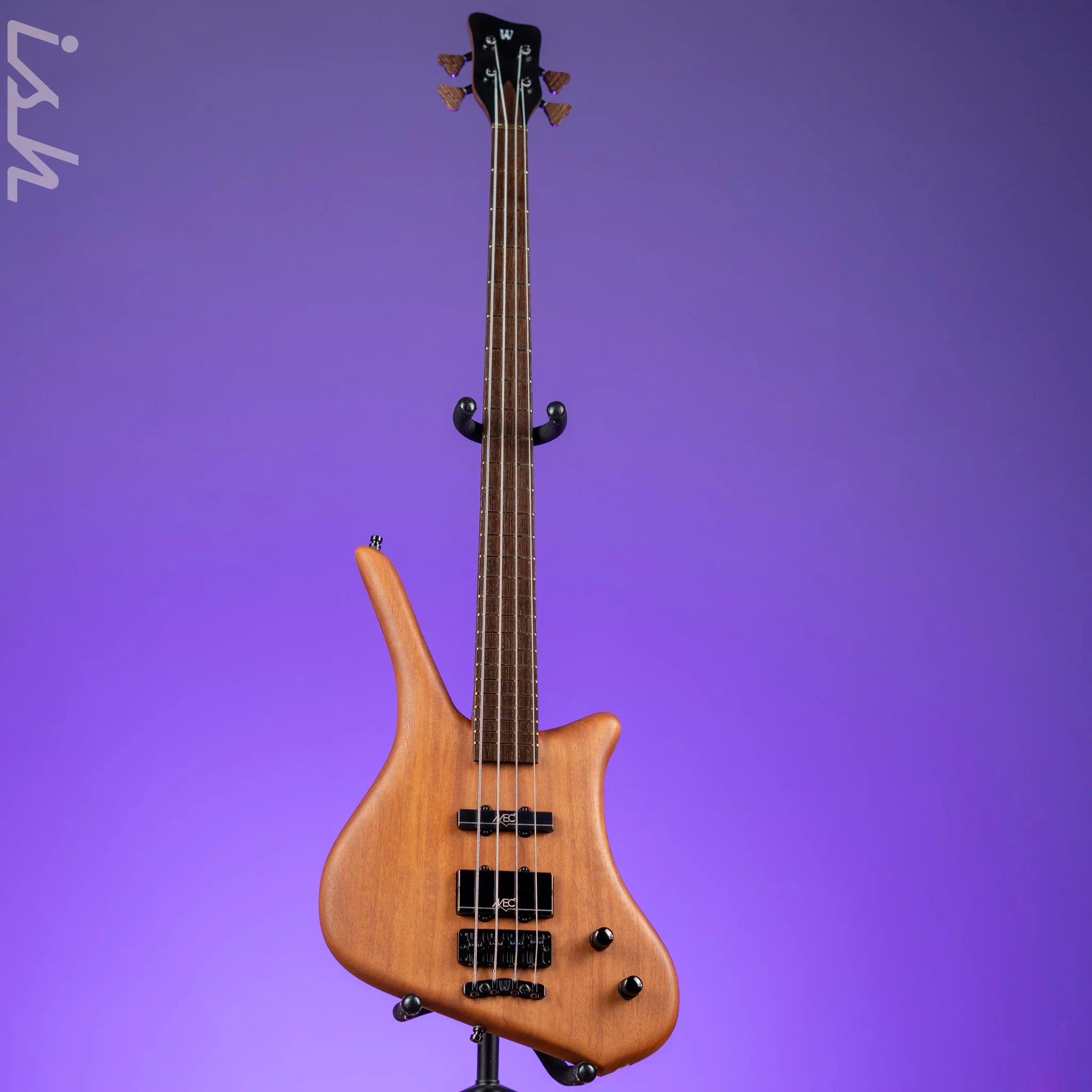 Ish x Warwick Dolphin SN TCS Custom Shop Endangered Species 4-String Bass Wenge Fretboard Demo - Image 2