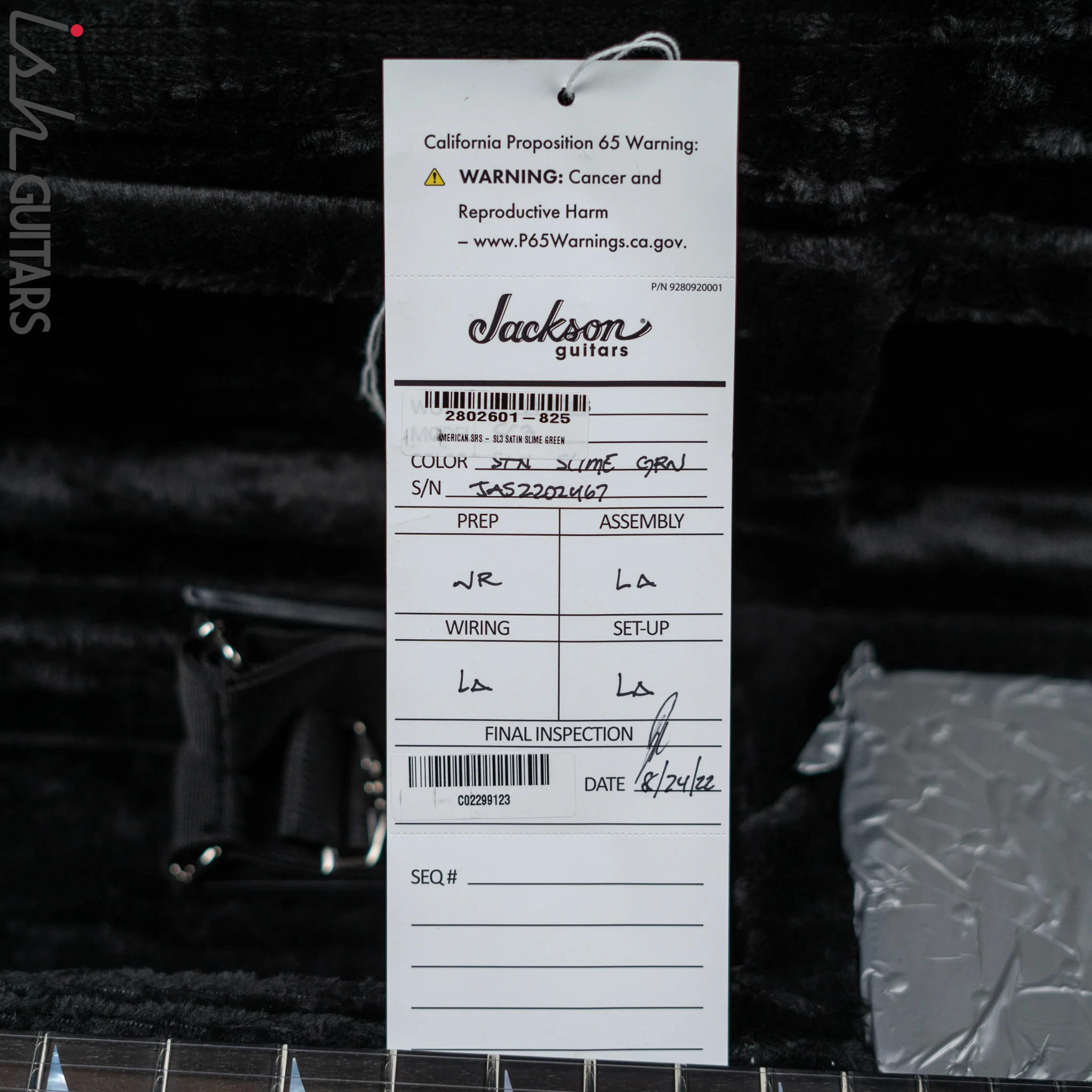 Jackson American Series Soloist SL3 Satin Slime Green Demo - Image 14
