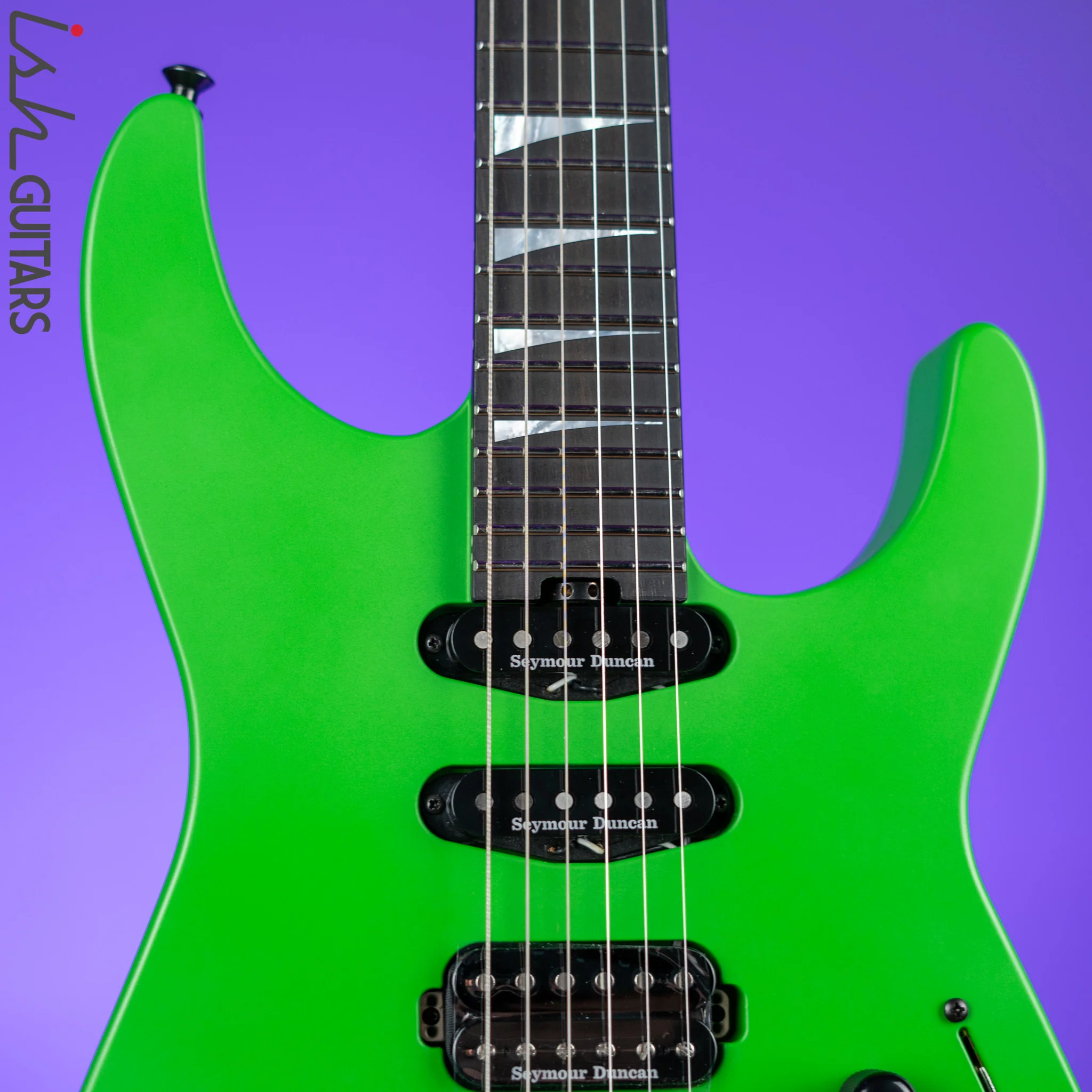 Jackson American Series Soloist SL3 Satin Slime Green Demo - Image 3
