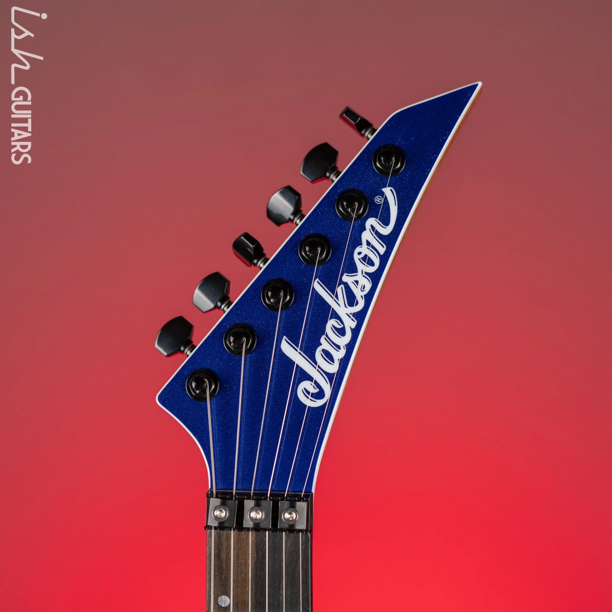Jackson American Series Virtuoso Electric Guitar Mystic Blue Demo - Image 5