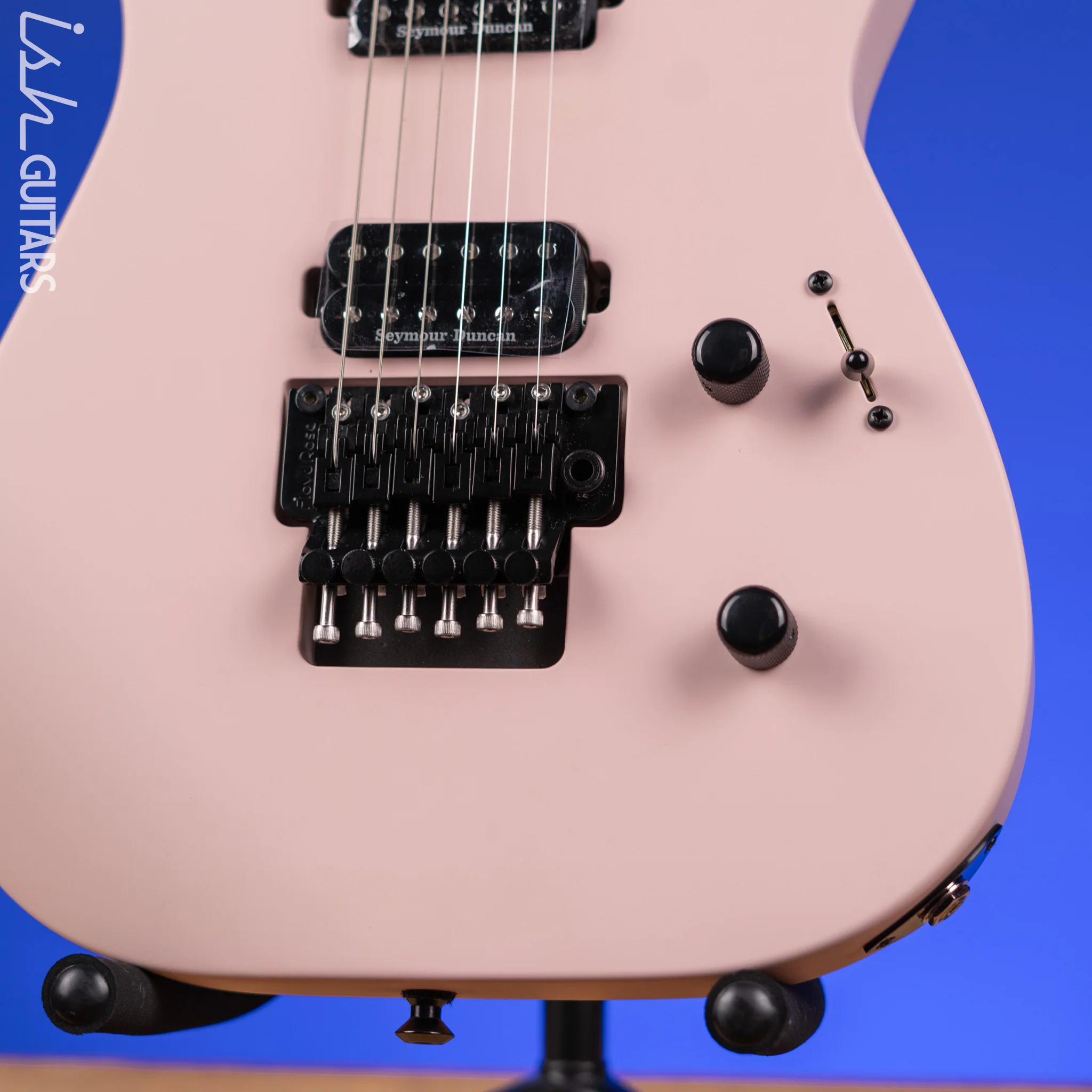 Jackson American Series Virtuoso Electric Guitar Satin Shell Pink Demo - Image 4