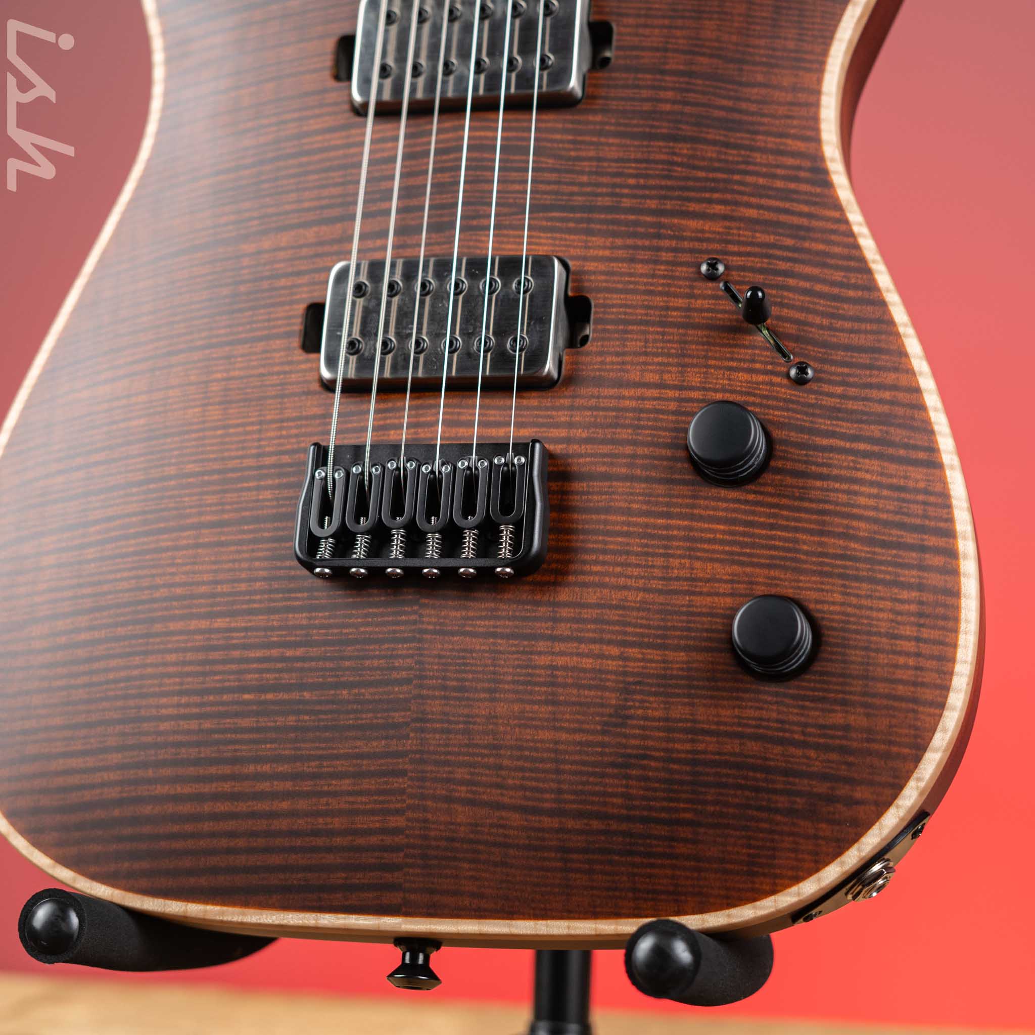 Jackson Custom Shop Misha Mansoor Signature Juggernaut HT FM 6 Amber Tiger Eye - Image 4