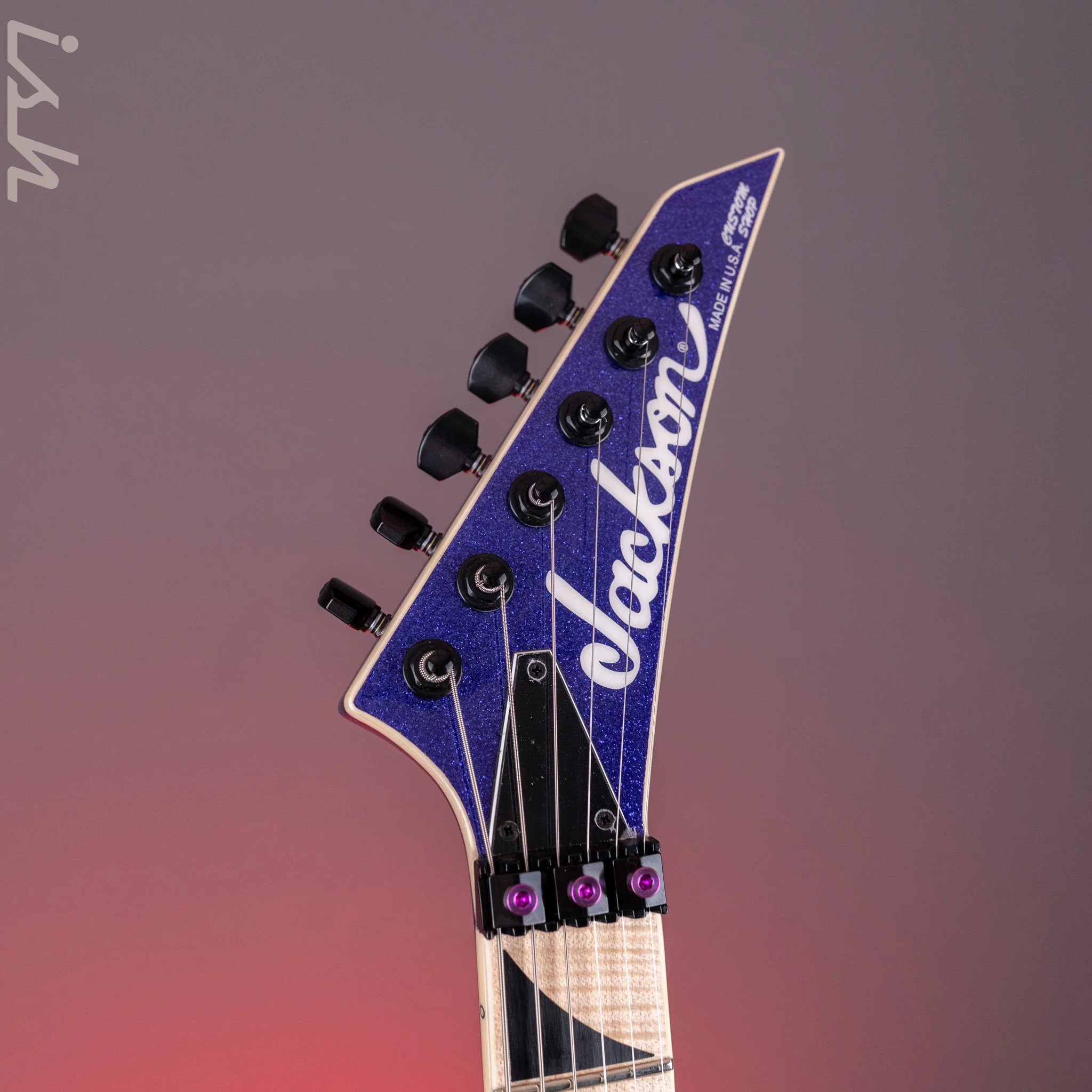 Jackson Custom Shop Warrior Sparkly Purple - Image 6