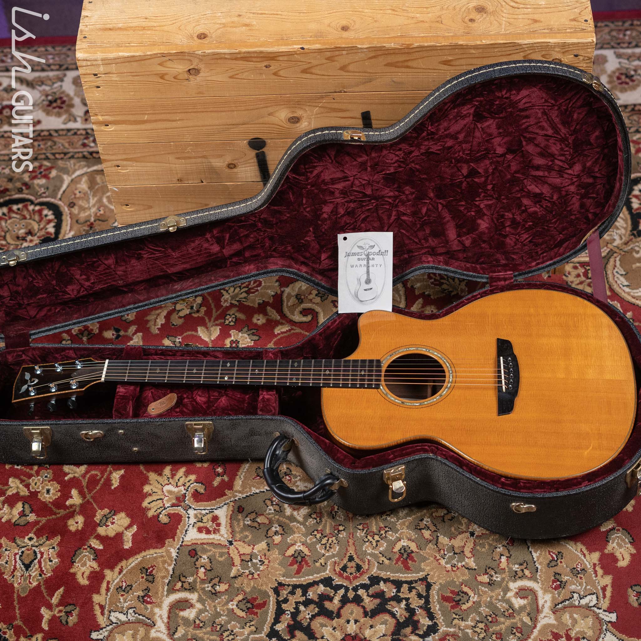 2001 James Goodall RCJC2323 Concert Jumbo Acoustic Guitar Natural - Image 21