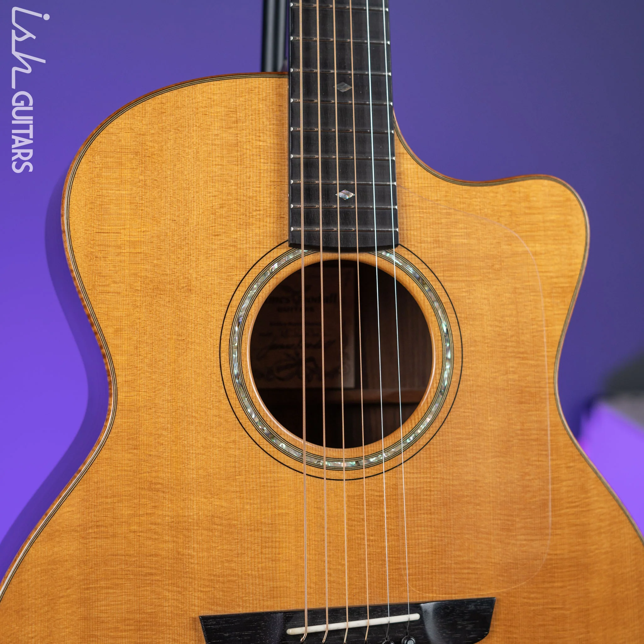 2001 James Goodall RCJC2323 Concert Jumbo Acoustic Guitar Natural - Image 4