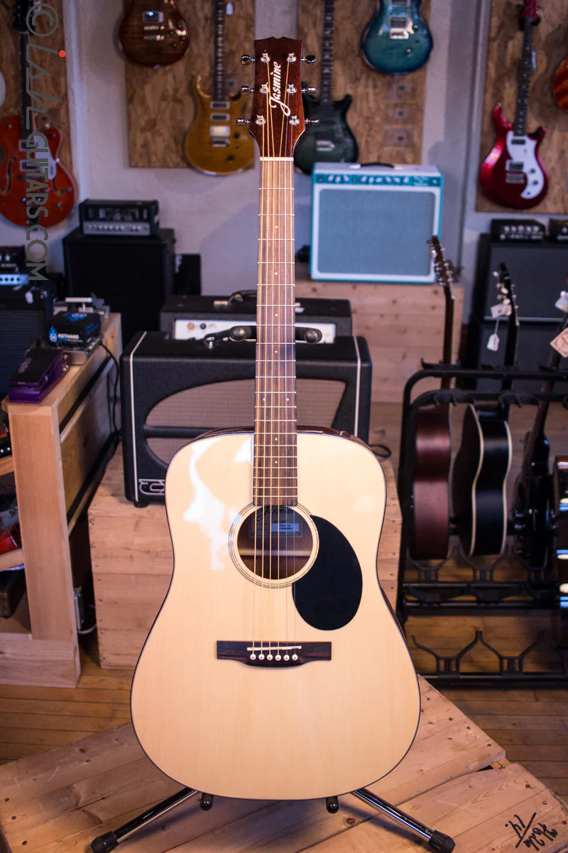 Jasmine JD-36 Dreadnought Acoustic Guitar - Natural - Image 2