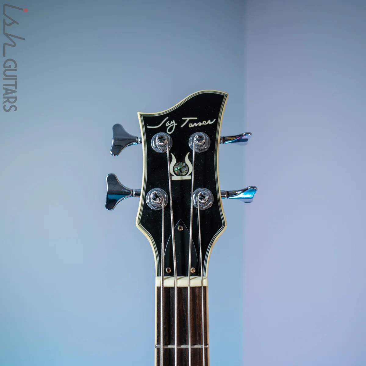 Jay Turser Semi-Hollow Bass Sunburst - Image 7