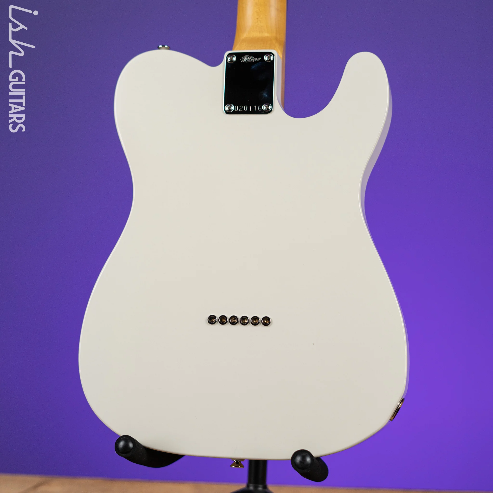 K-Line Truxton Left Handed Guitar White - Image 10