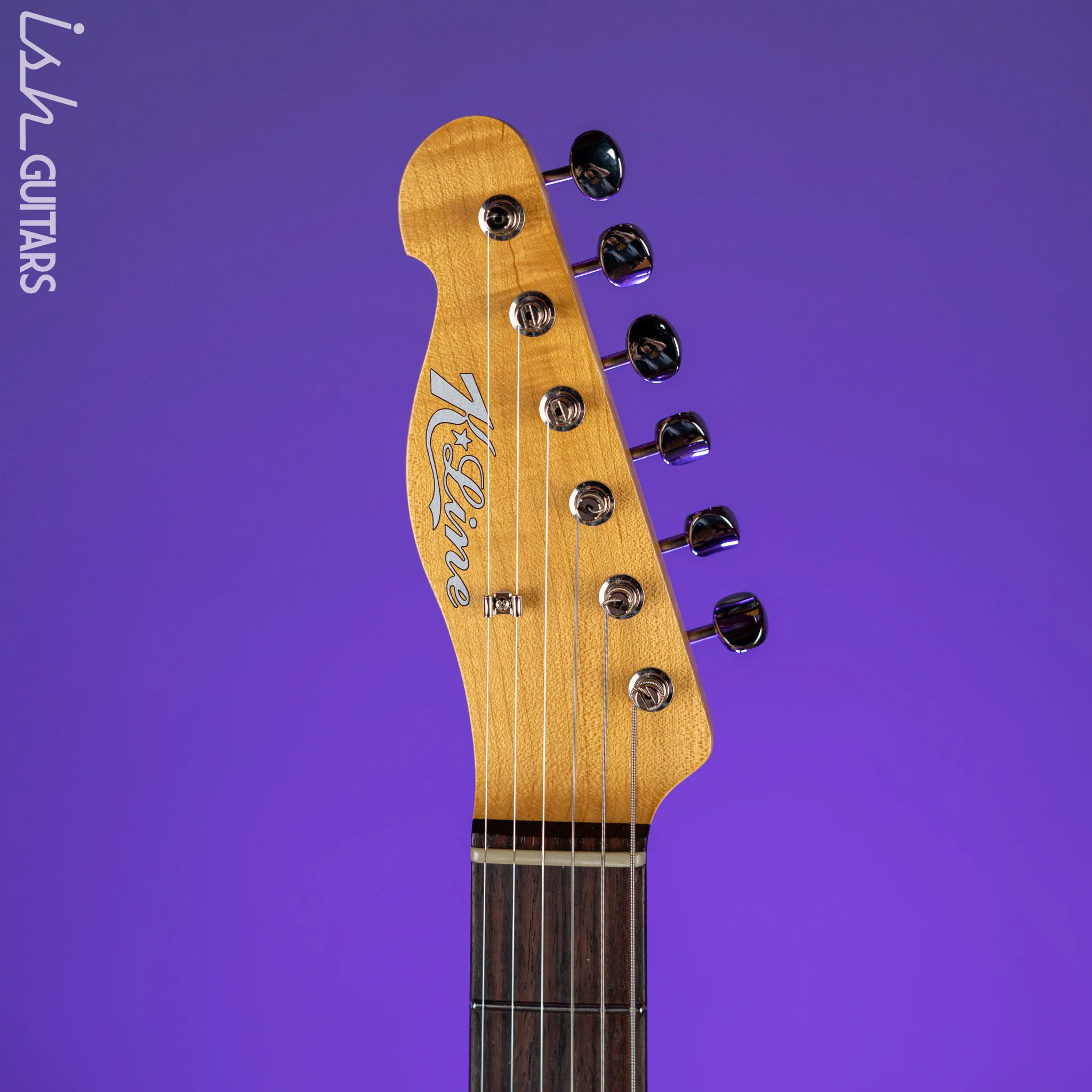 K-Line Truxton Left Handed Guitar White - Image 8