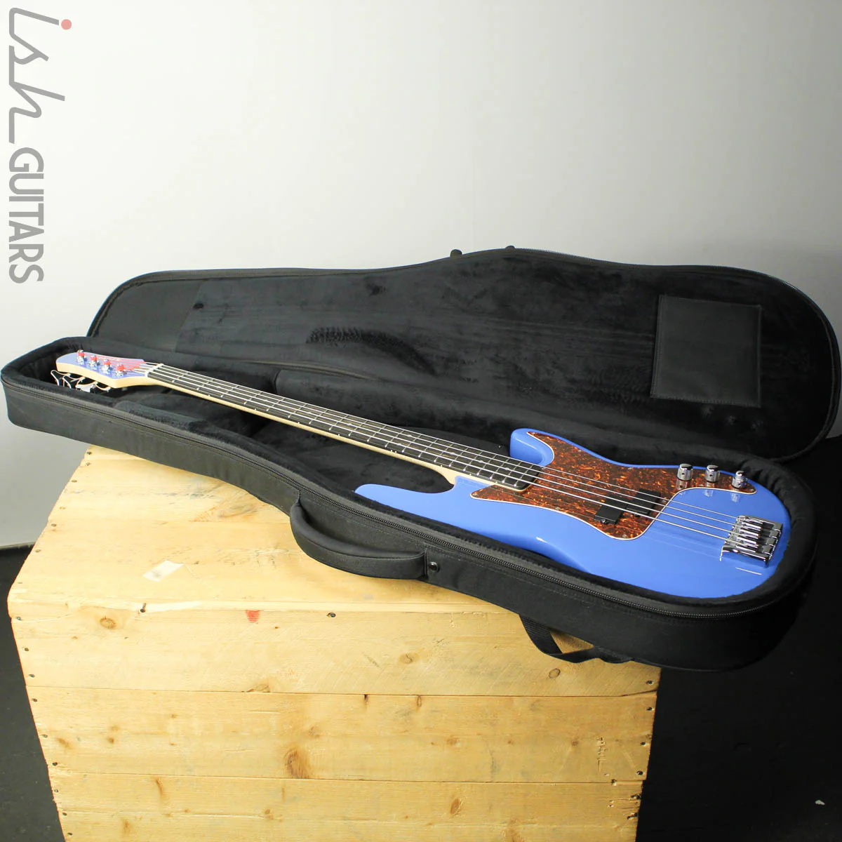 Kiesel Carvin PB4 4-String Bolt-on Bright Blue Bass - Image 10