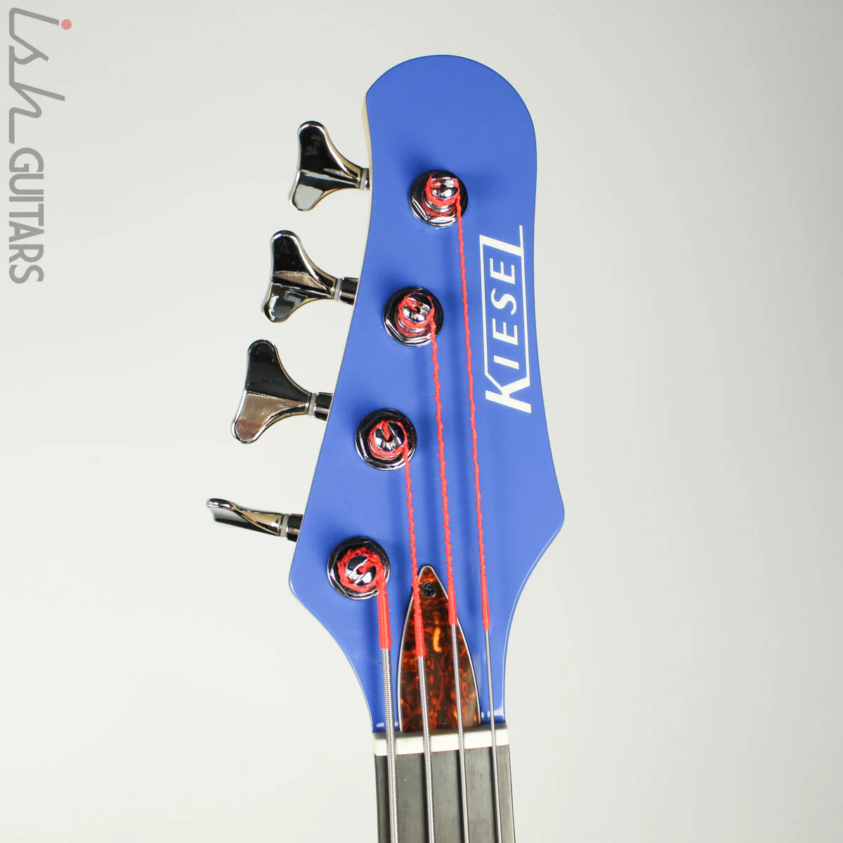 Kiesel Carvin PB4 4-String Bolt-on Bright Blue Bass - Image 5