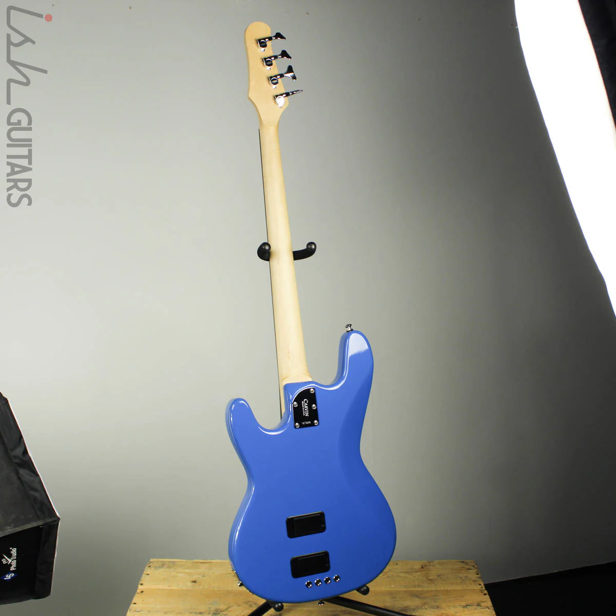 Kiesel Carvin PB4 4-String Bolt-on Bright Blue Bass - Image 6