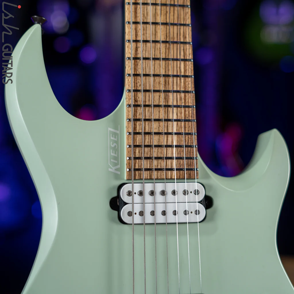 Kiesel Vader V7 7-String Electric Guitar Seafoam Green - Image 3