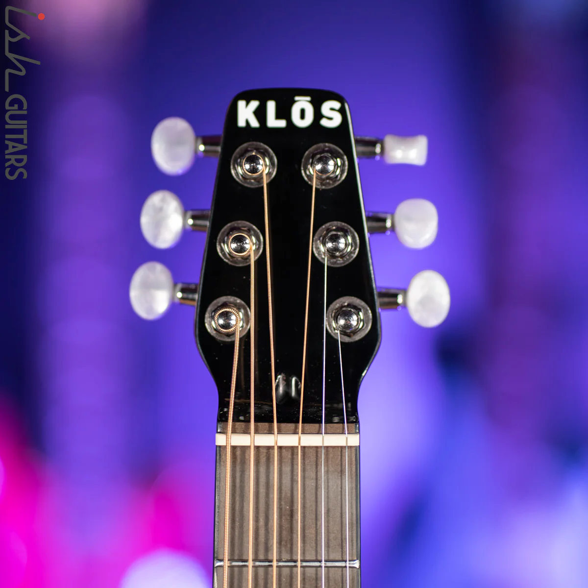 Klōs Hybrid Acoustic Travel Guitar Carbon Fiber Demo - Image 5