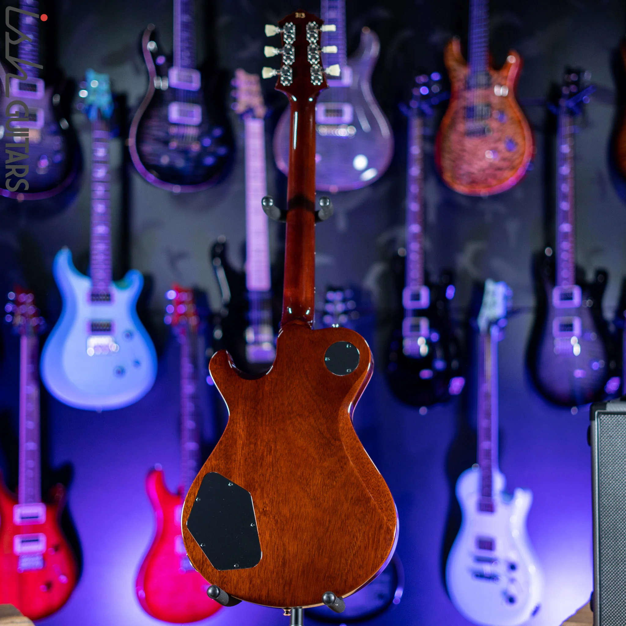 Knaggs SSC Steve Stevens Natural Black Burst Burl Maple - Image 6