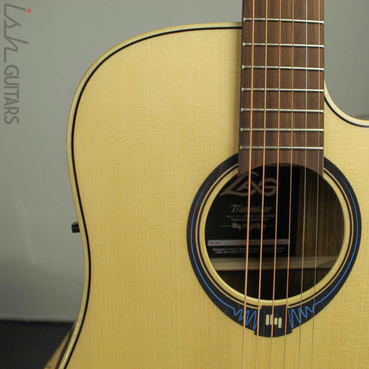 LAG THV20DCE Dreadnaught Cutaway HyVibe - Image 4