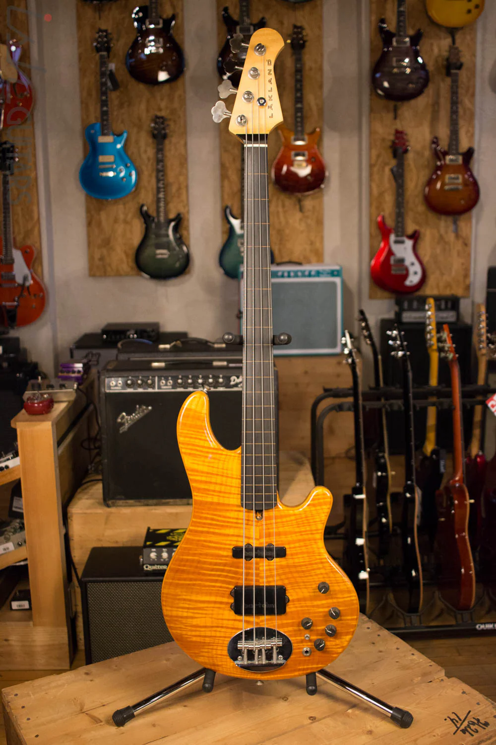 1995 First Year! USA Lakland 4-94 Fretless Four String Early RARE - Image 2