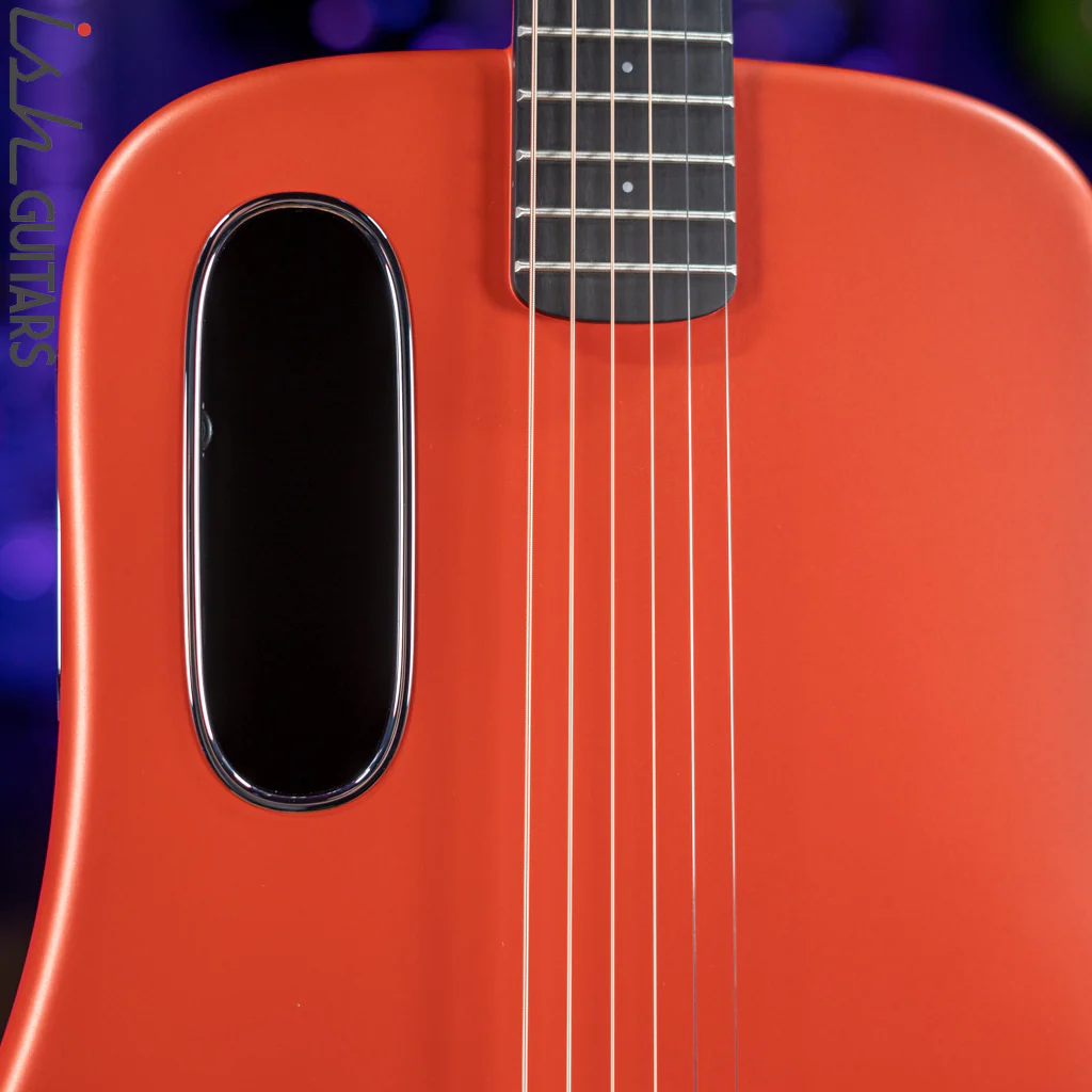 Lava Music Lava Me 3 Smart Acoustic Guitar 38" Red w/ Space Bag - Image 3