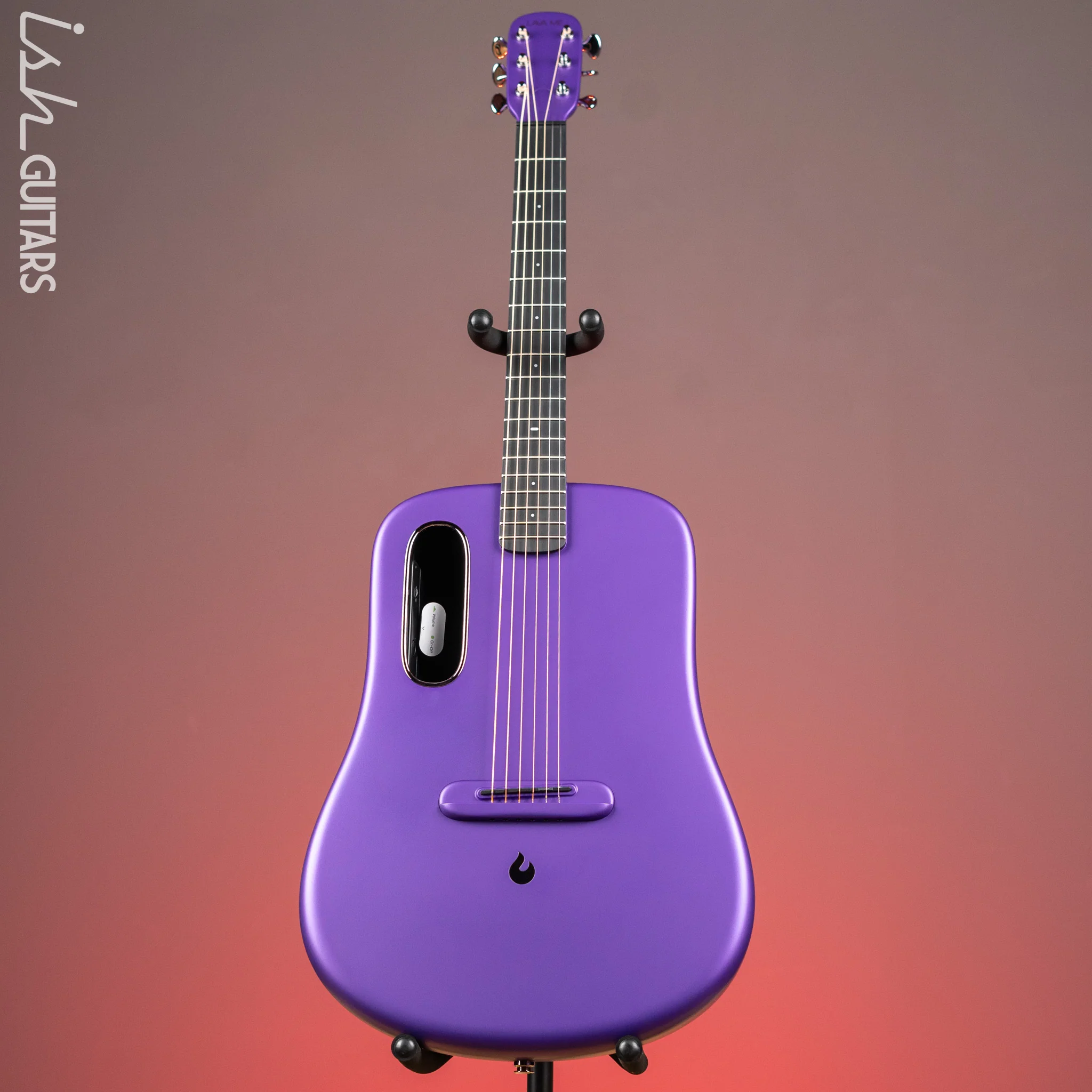 Lava Music LAVA ME 4 Carbon 38" Smart Acoustic-Electric Guitar Purple (w/ Airflow Bag) - Image 2