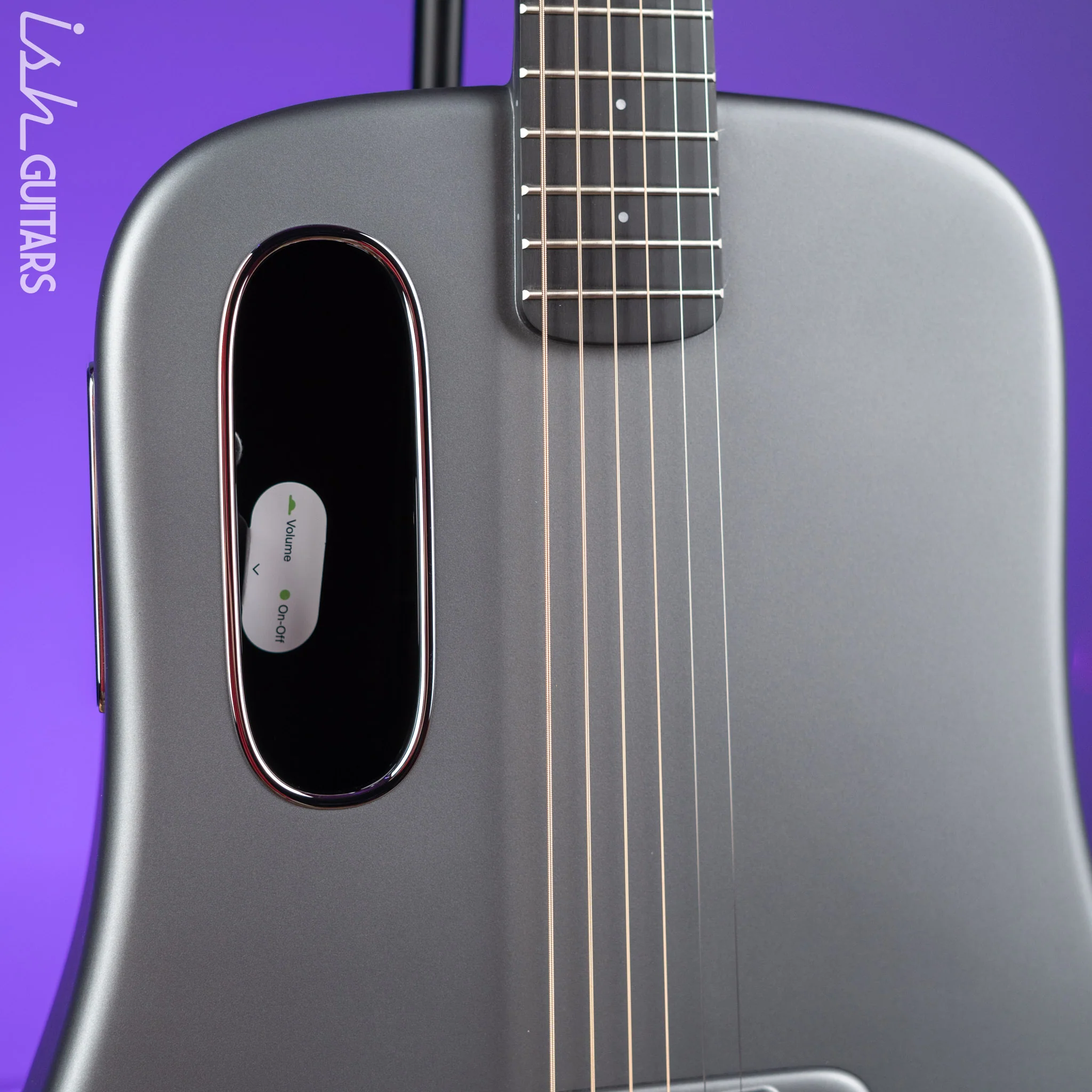 Lava Music LAVA ME 4 Carbon 38" Smart Acoustic-Electric Guitar Space Grey (w/ Airflow Bag) - Image 3