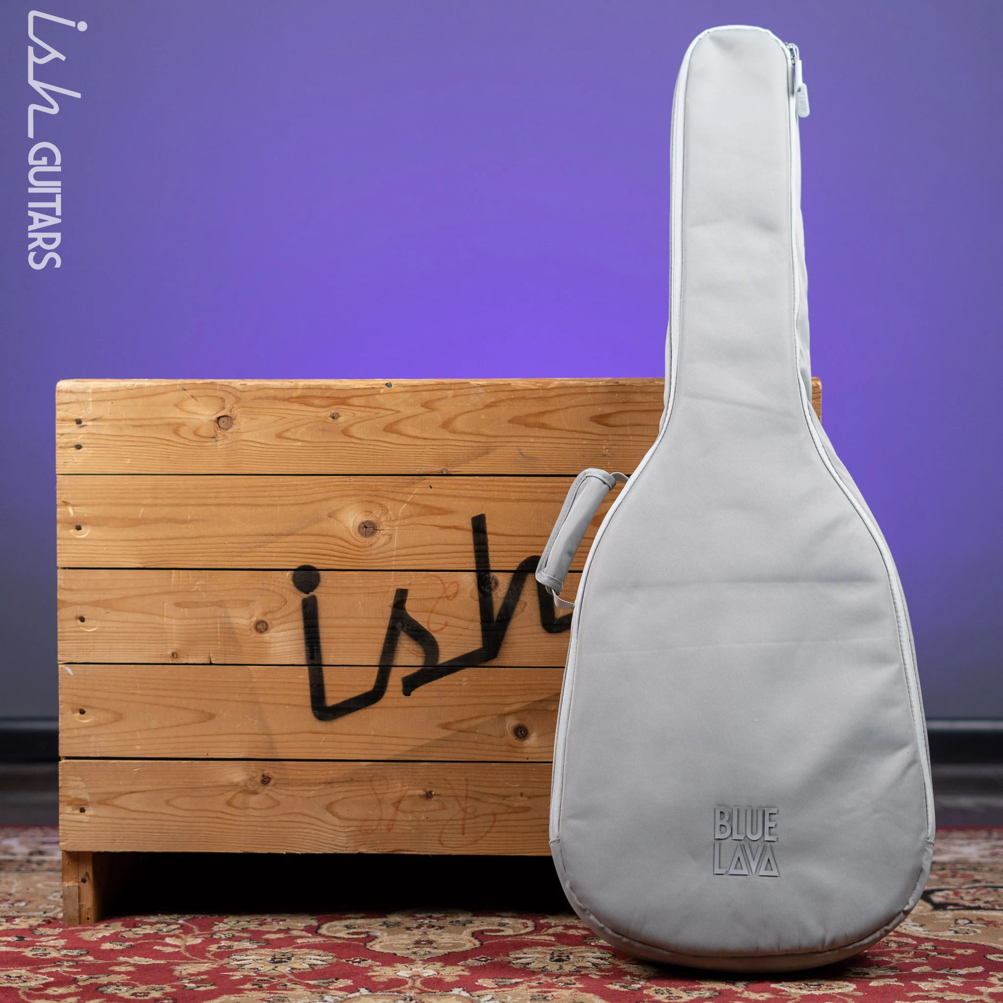 Lava Music Blue Lava Original Acoustic Guitar Walnut/Frost White w/ Lite Bag NO ELECTRONICS - Image 11