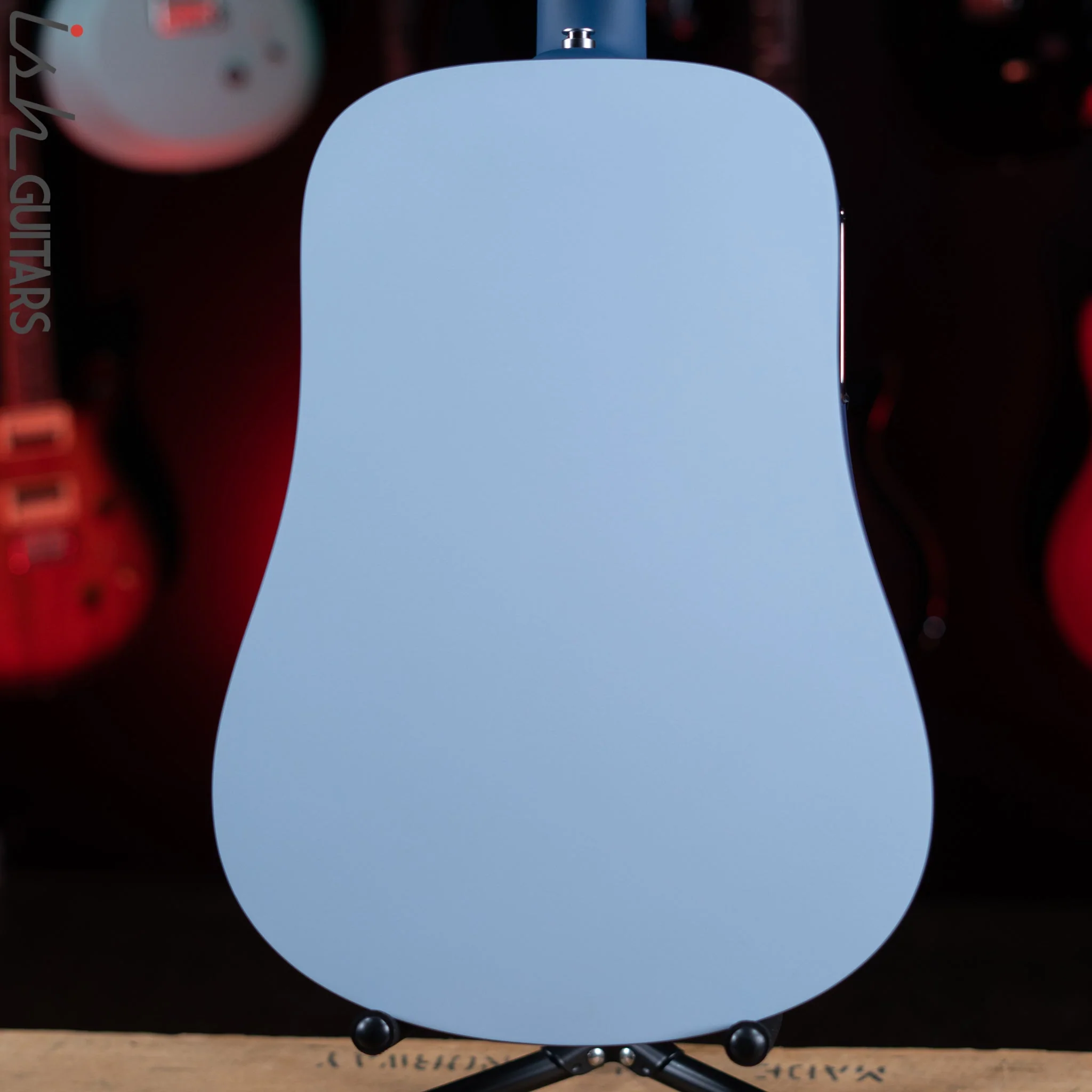 Lava Music Blue Lava Smart Acoustic Guitar Ice Blue/ Ocean Blue w/ Airflow Bag Demo - Image 7