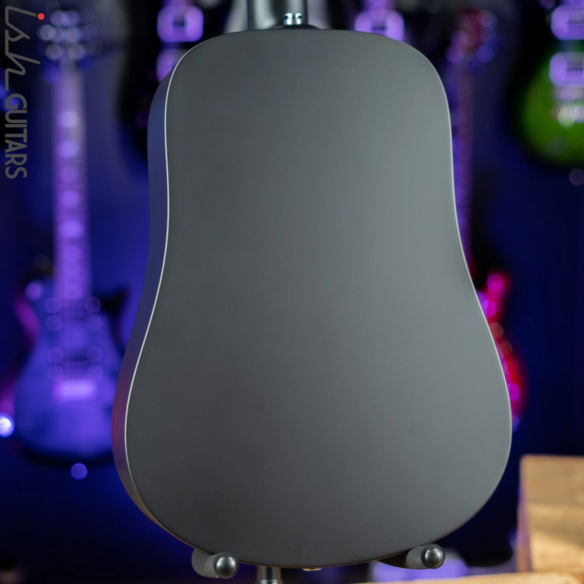 Lava Music Blue Lava Smart Acoustic Guitar Midnight Black w/ Airflow Bag Demo - Image 17