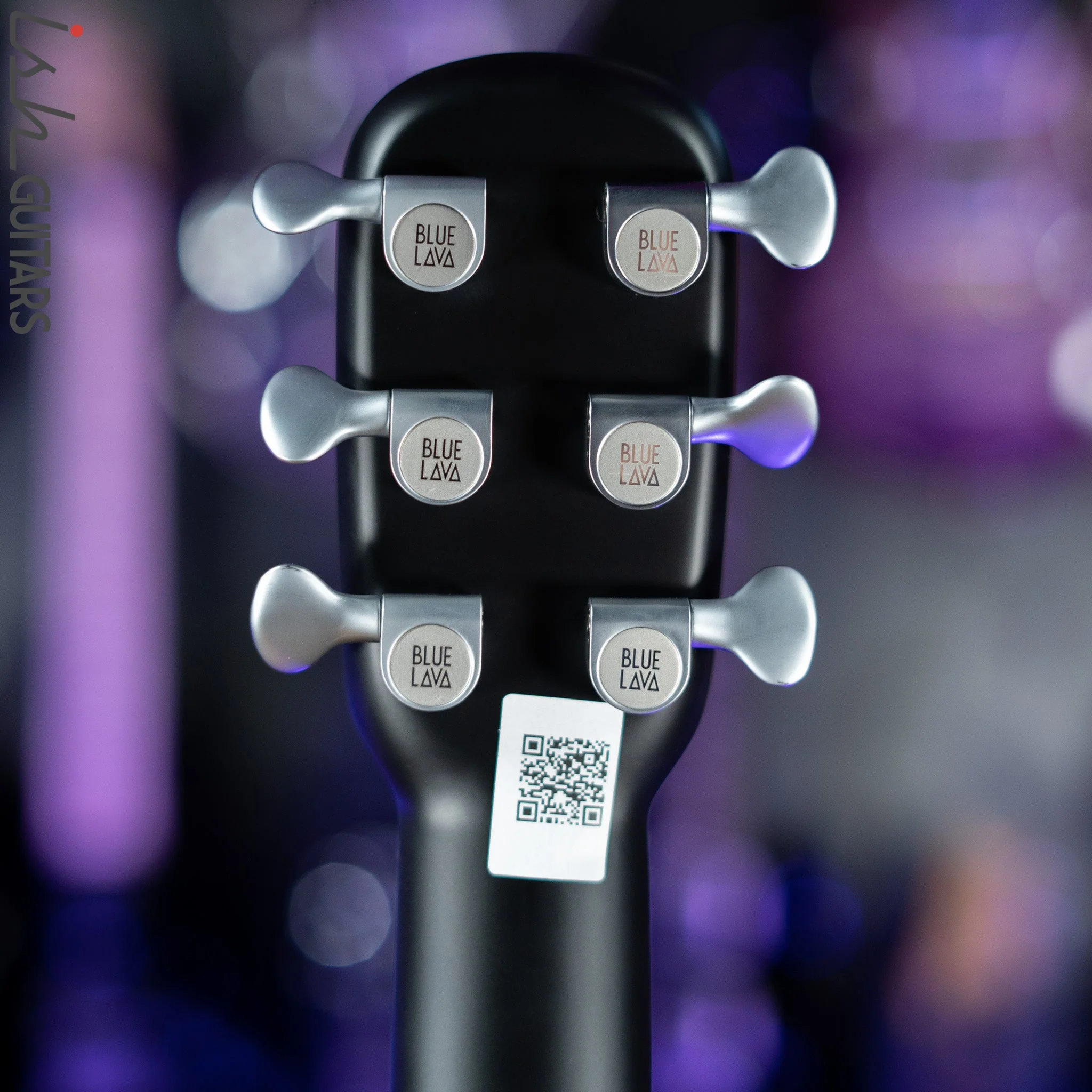 Lava Music Blue Lava Smart Acoustic Guitar Midnight Black w/ Airflow Bag Demo - Image 9